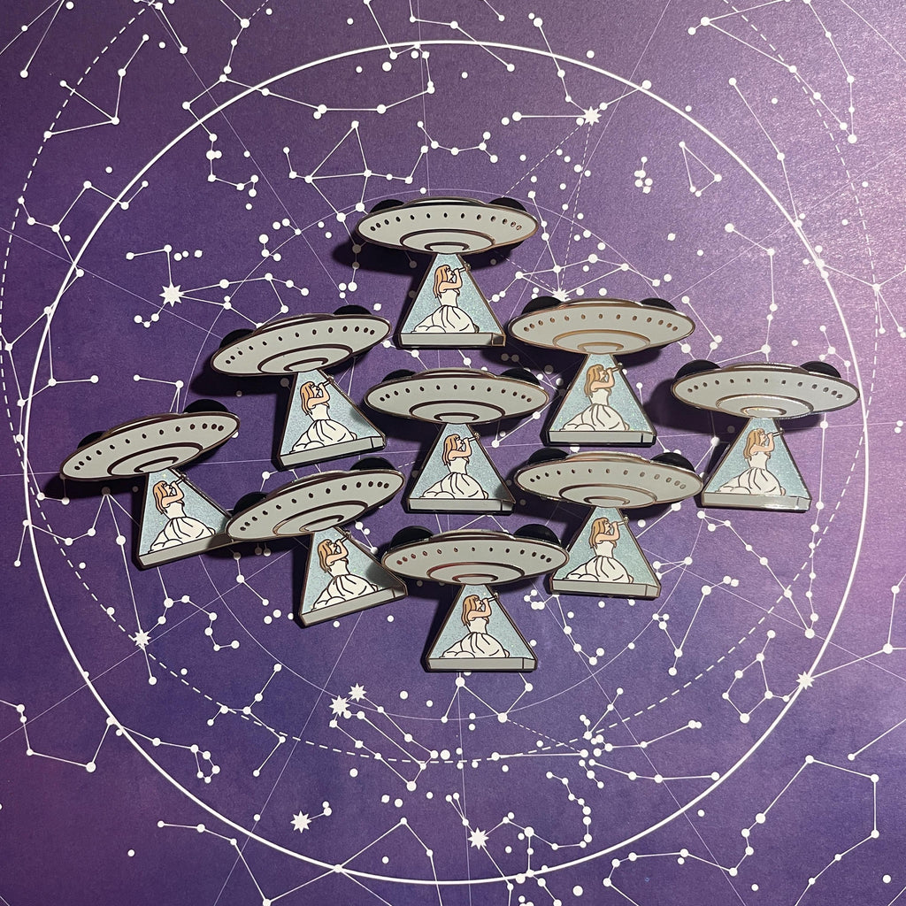 Down Bad Spaceship Hard Enamel Pin