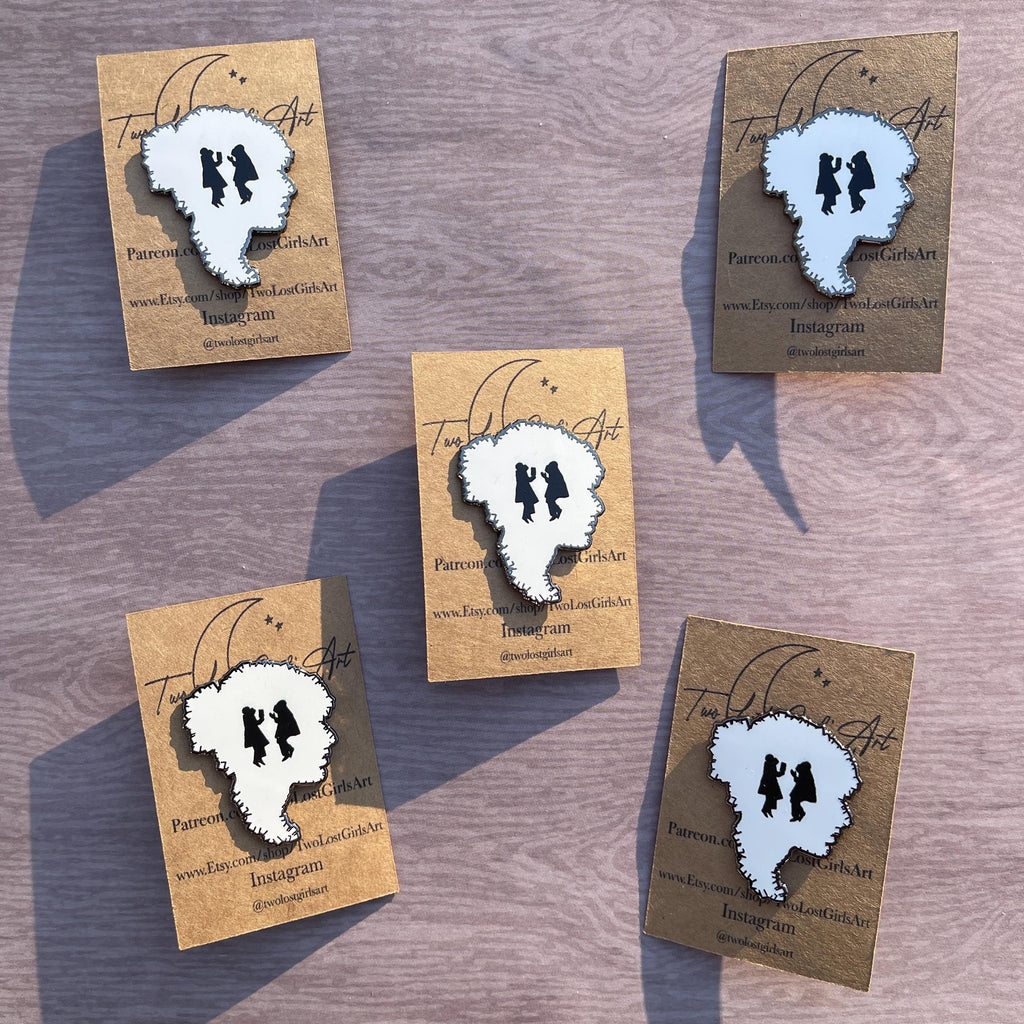 It's ruining my life enamel pin