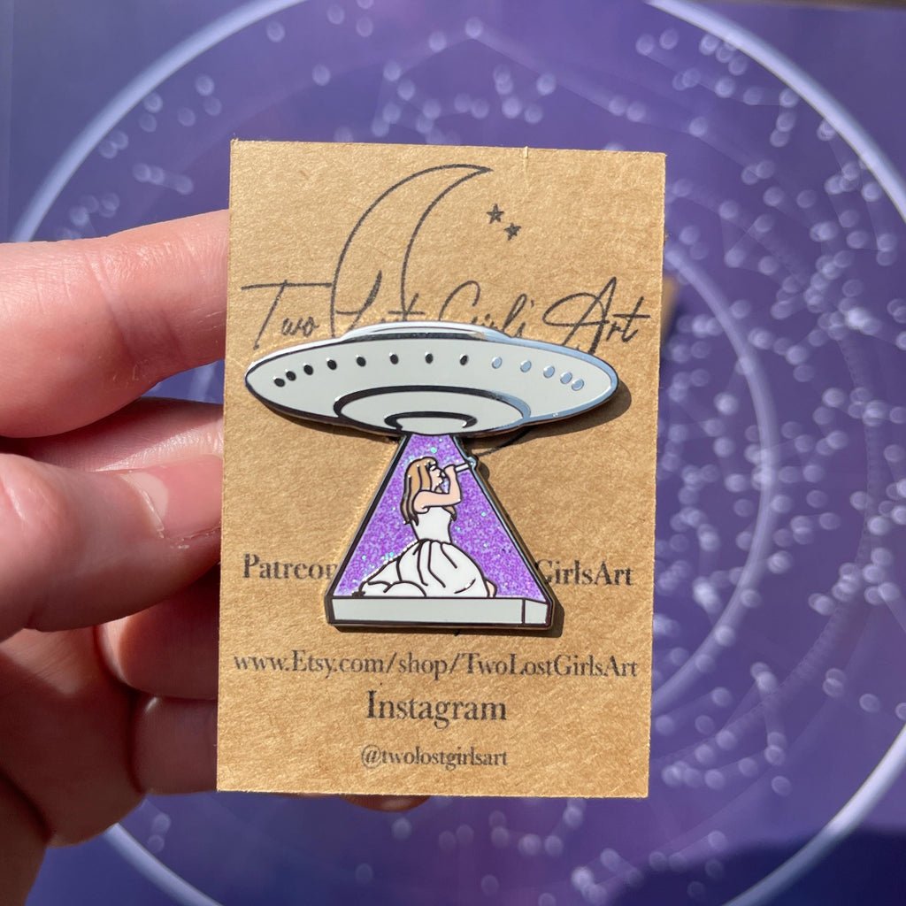 Down Bad Spaceship Hard Enamel Pin