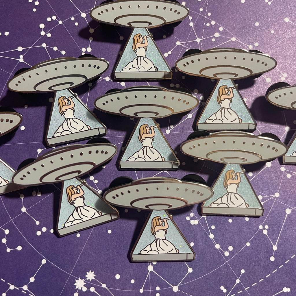 Down Bad Spaceship Hard Enamel Pin