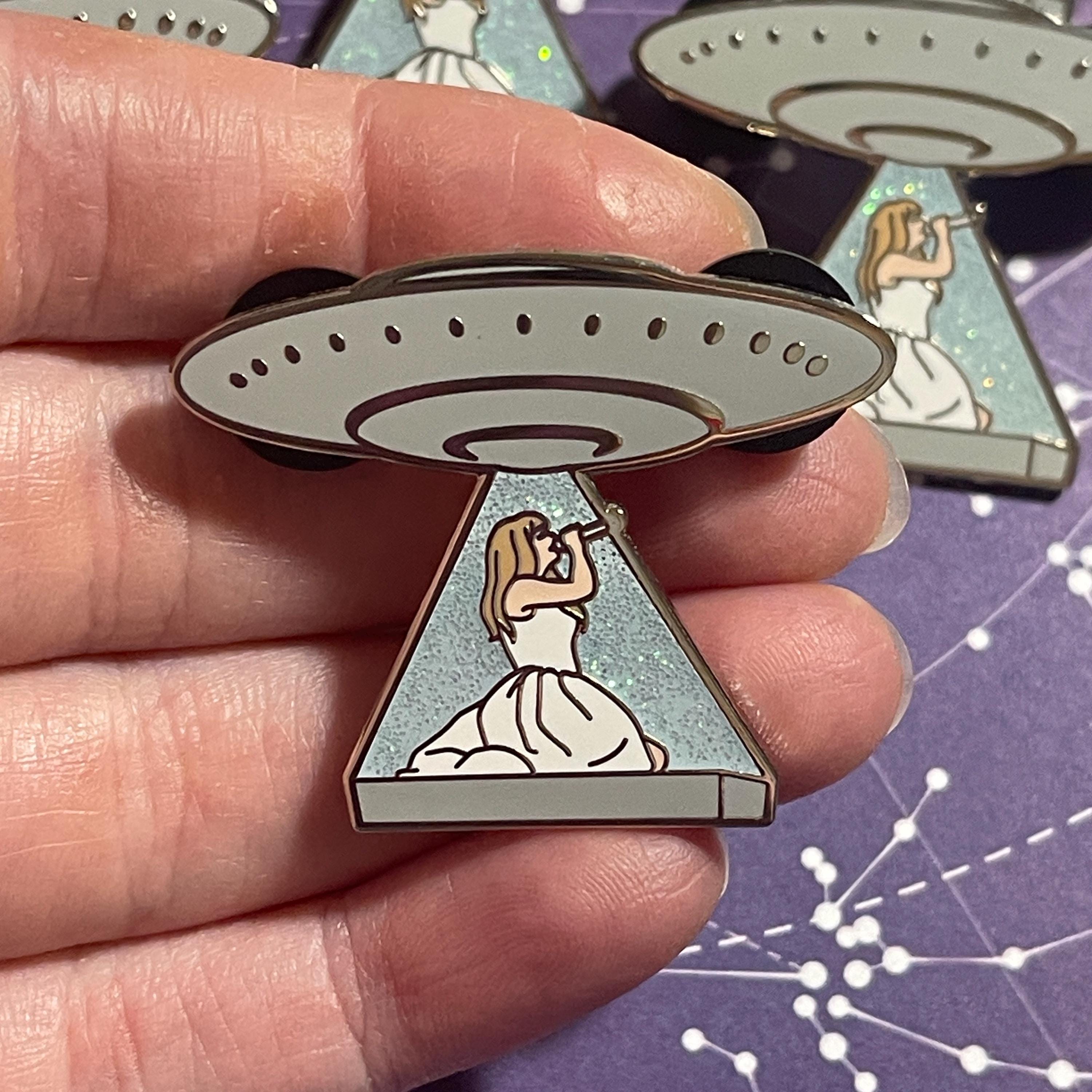 Down Bad Spaceship Hard Enamel Pin