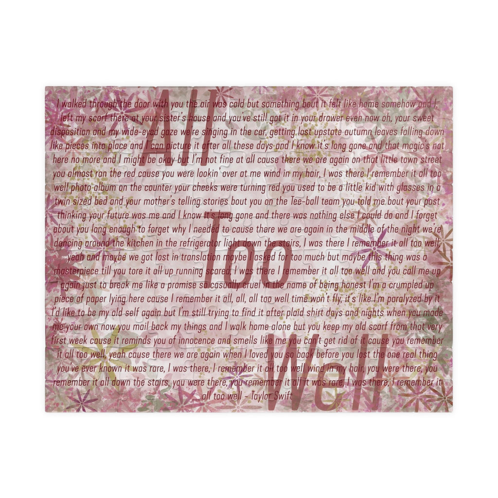 All Too Well Puzzle (110, 252, 520, 1014 piece)