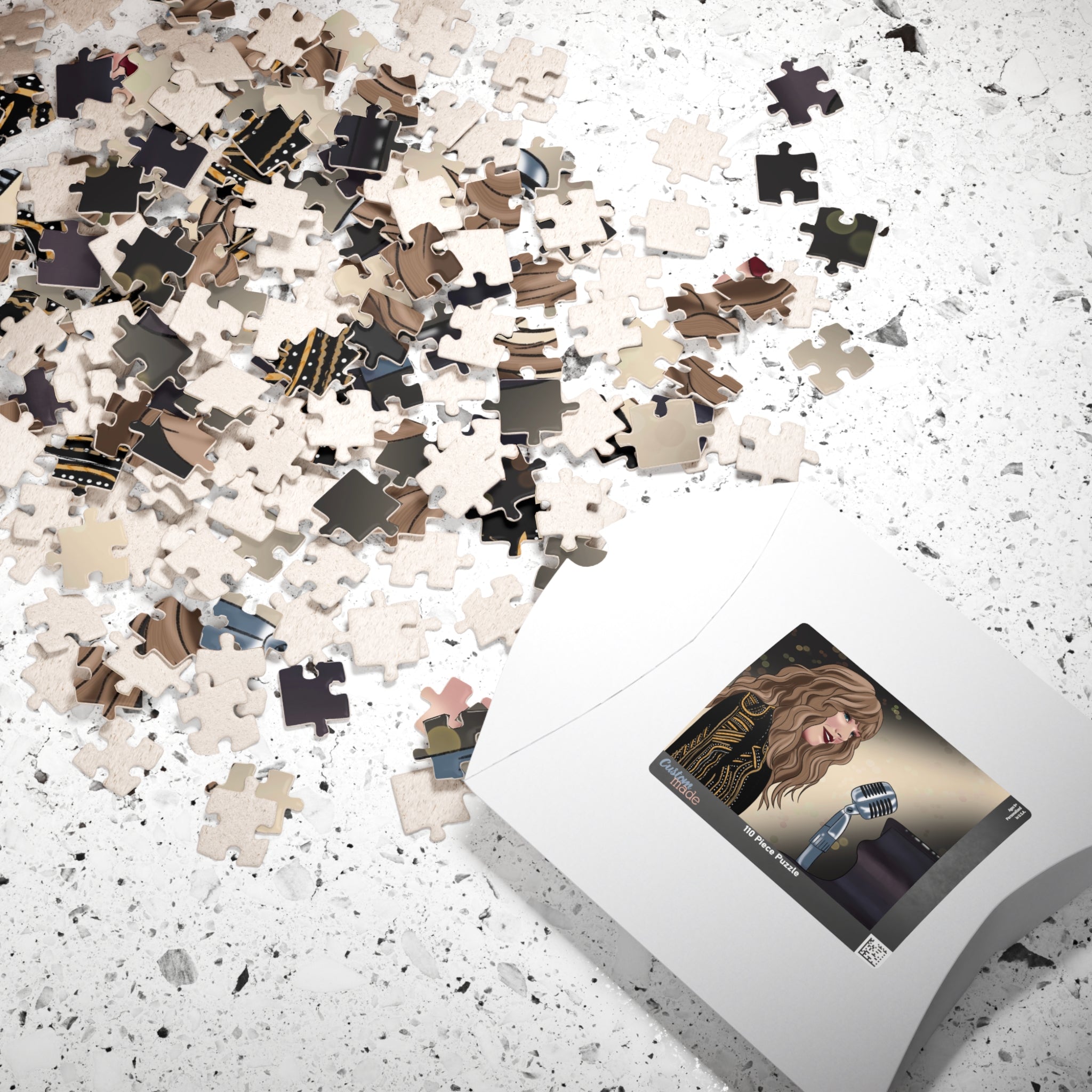 New Years Day Puzzle 4 size options: 110, 252, 520, 1014 Pieces