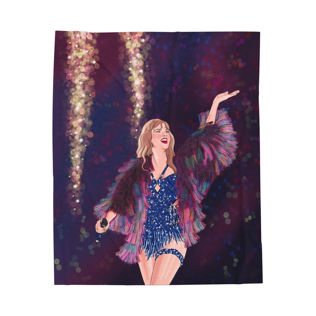 Karma Velveteen Plush Blanket