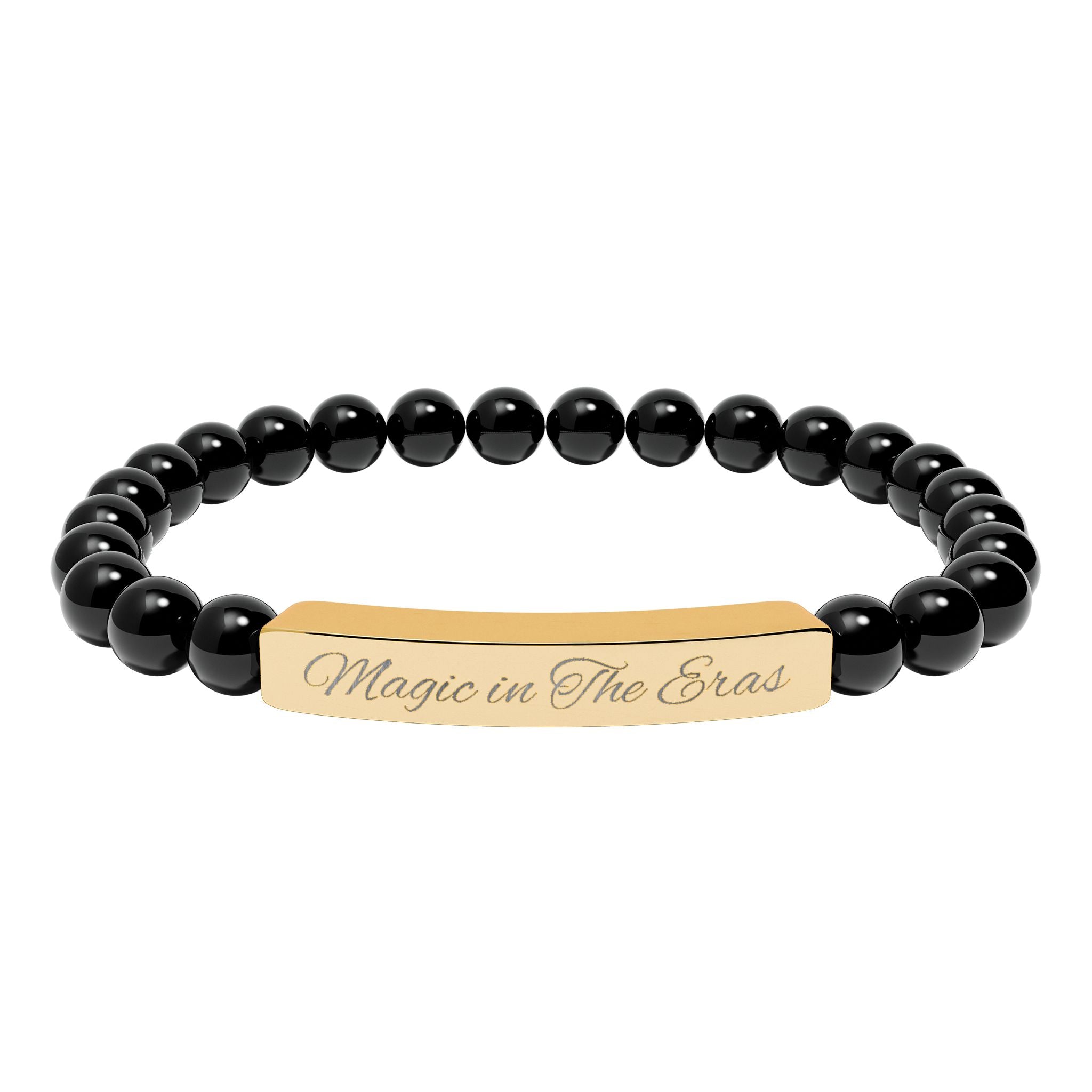 Relive the Magic Eras Friendship Bracelet Natural Stone Stretch Bar Bracelet