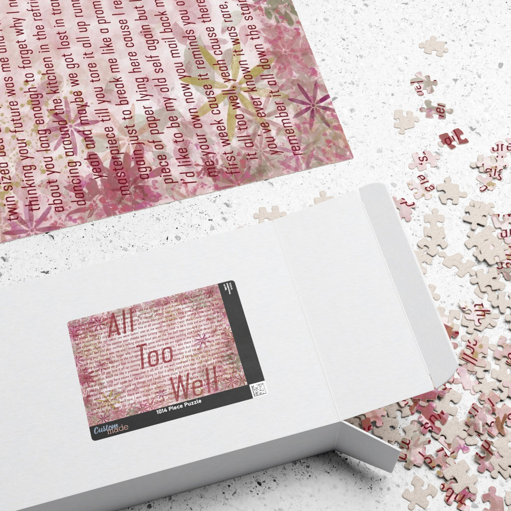 All Too Well Puzzle (110, 252, 520, 1014 piece)