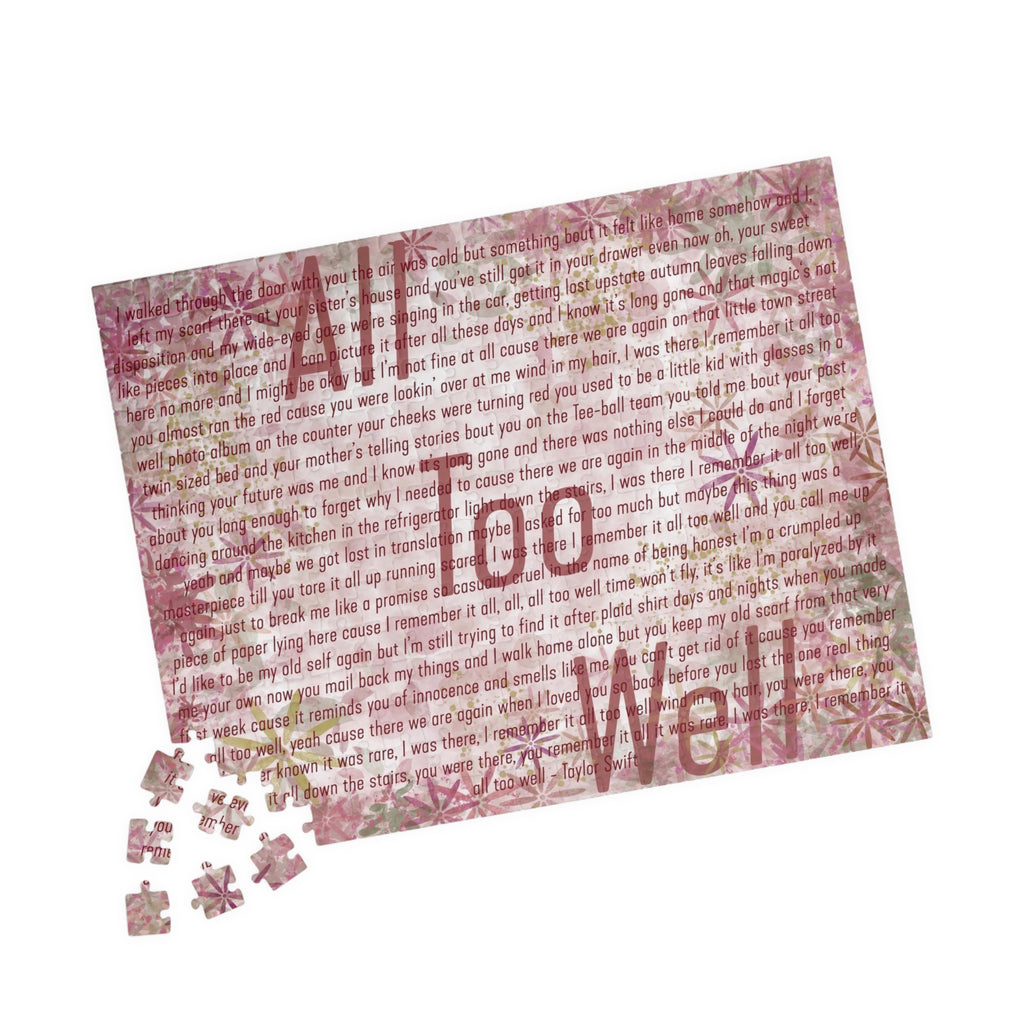 All Too Well Puzzle (110, 252, 520, 1014 piece)