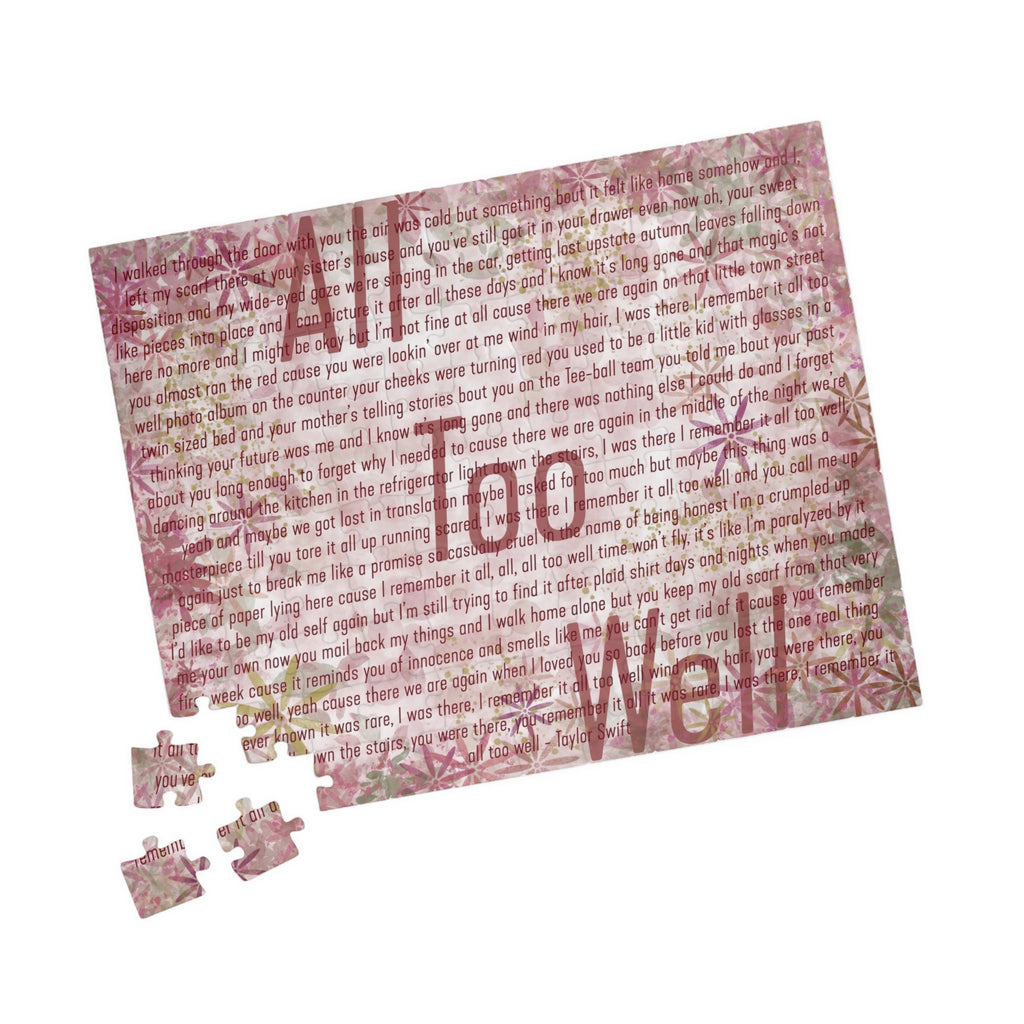 All Too Well Puzzle (110, 252, 520, 1014 piece)