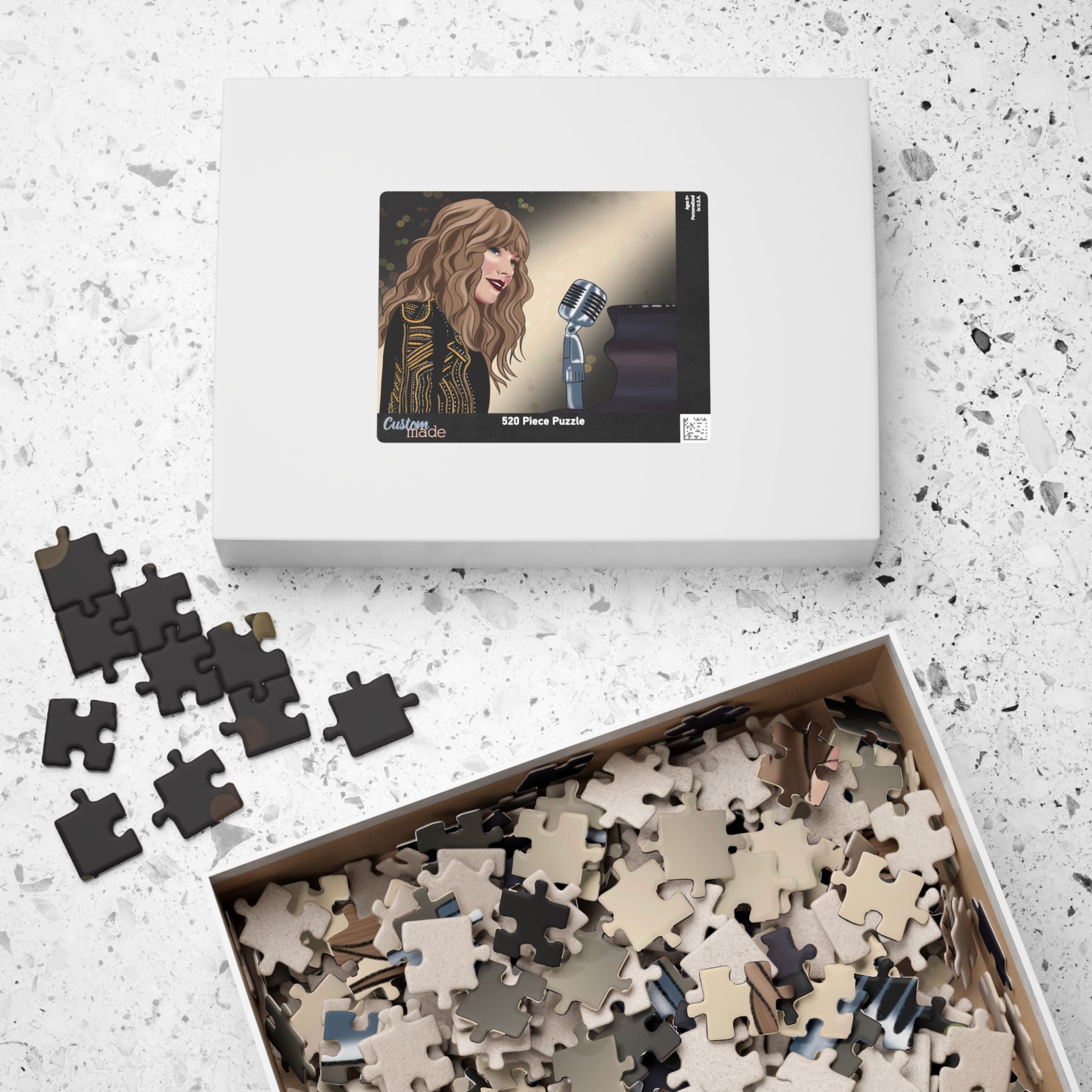 New Years Day Puzzle 4 size options: 110, 252, 520, 1014 Pieces