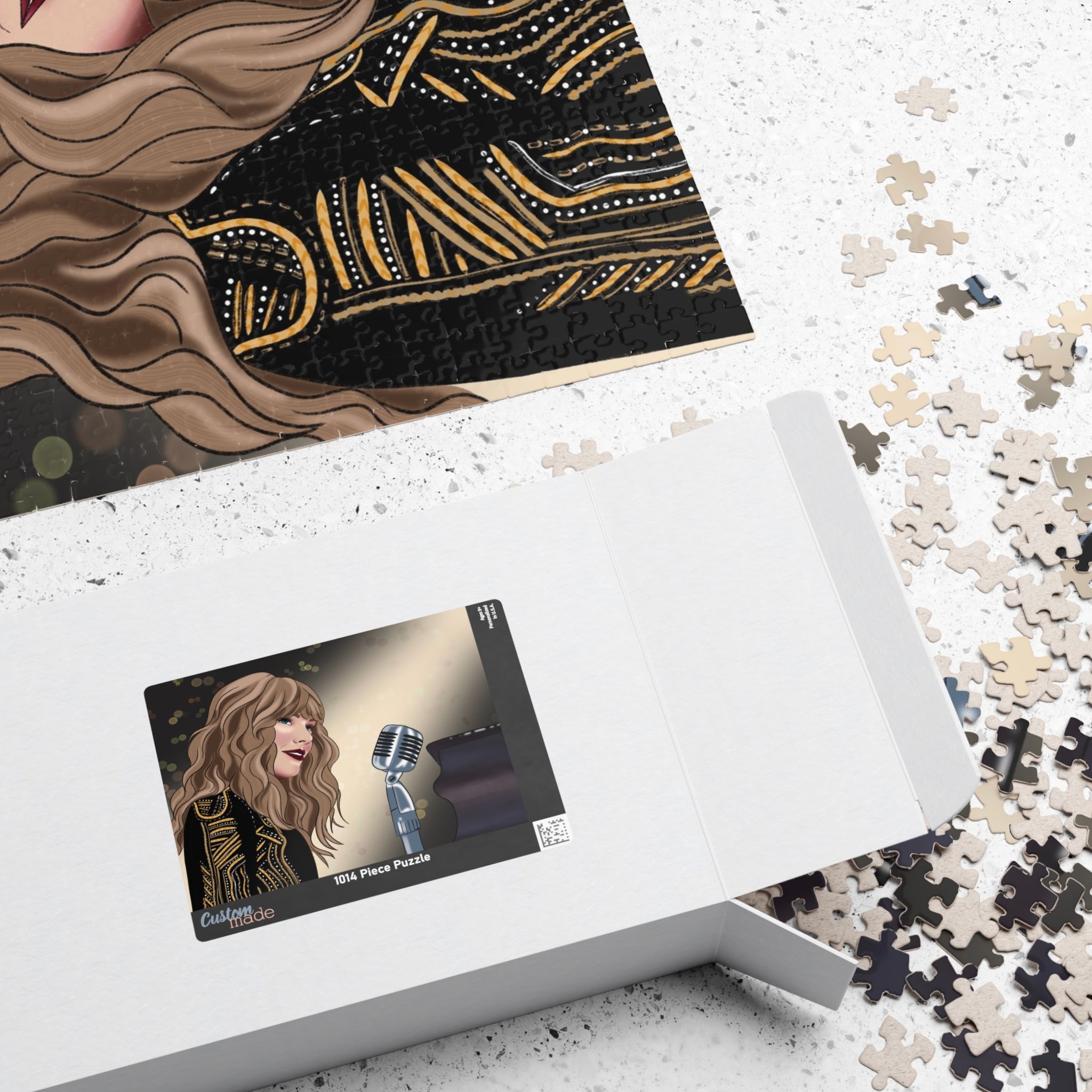 New Years Day Puzzle 4 size options: 110, 252, 520, 1014 Pieces