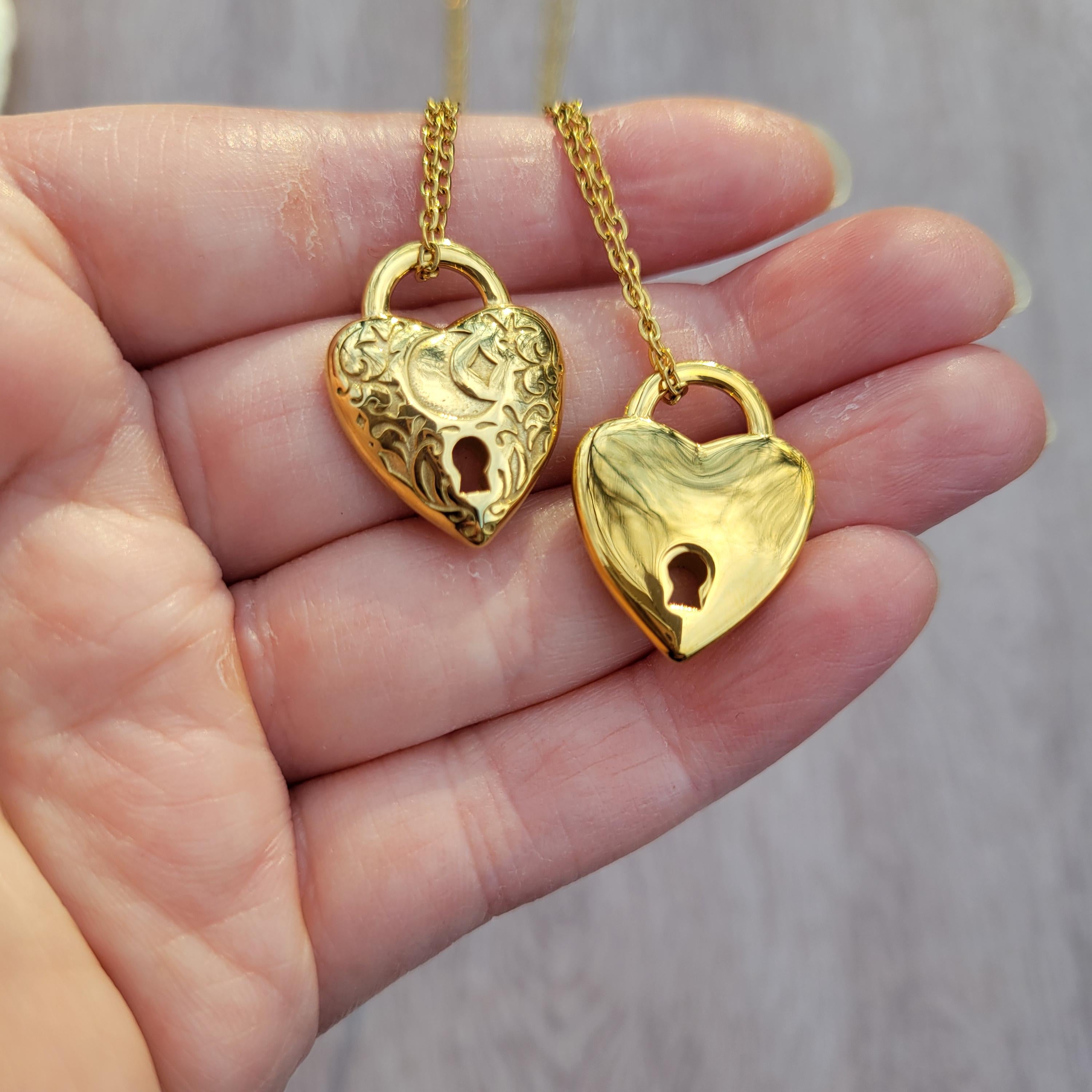 Secret Gardens Padlock Necklace