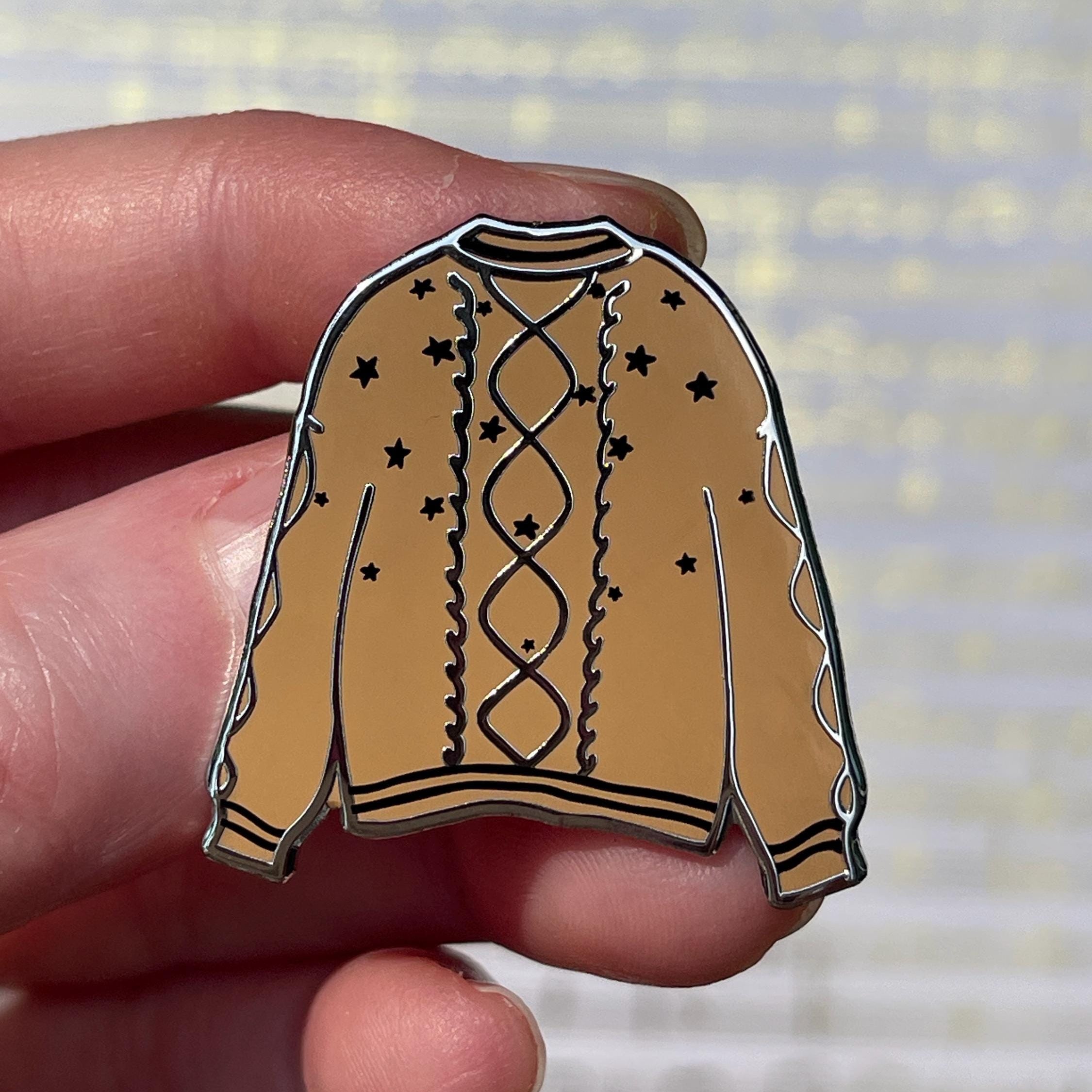 Fearless Cardigan Pin