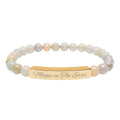 Relive the Magic Eras Friendship Bracelet Natural Stone Stretch Bar Bracelet