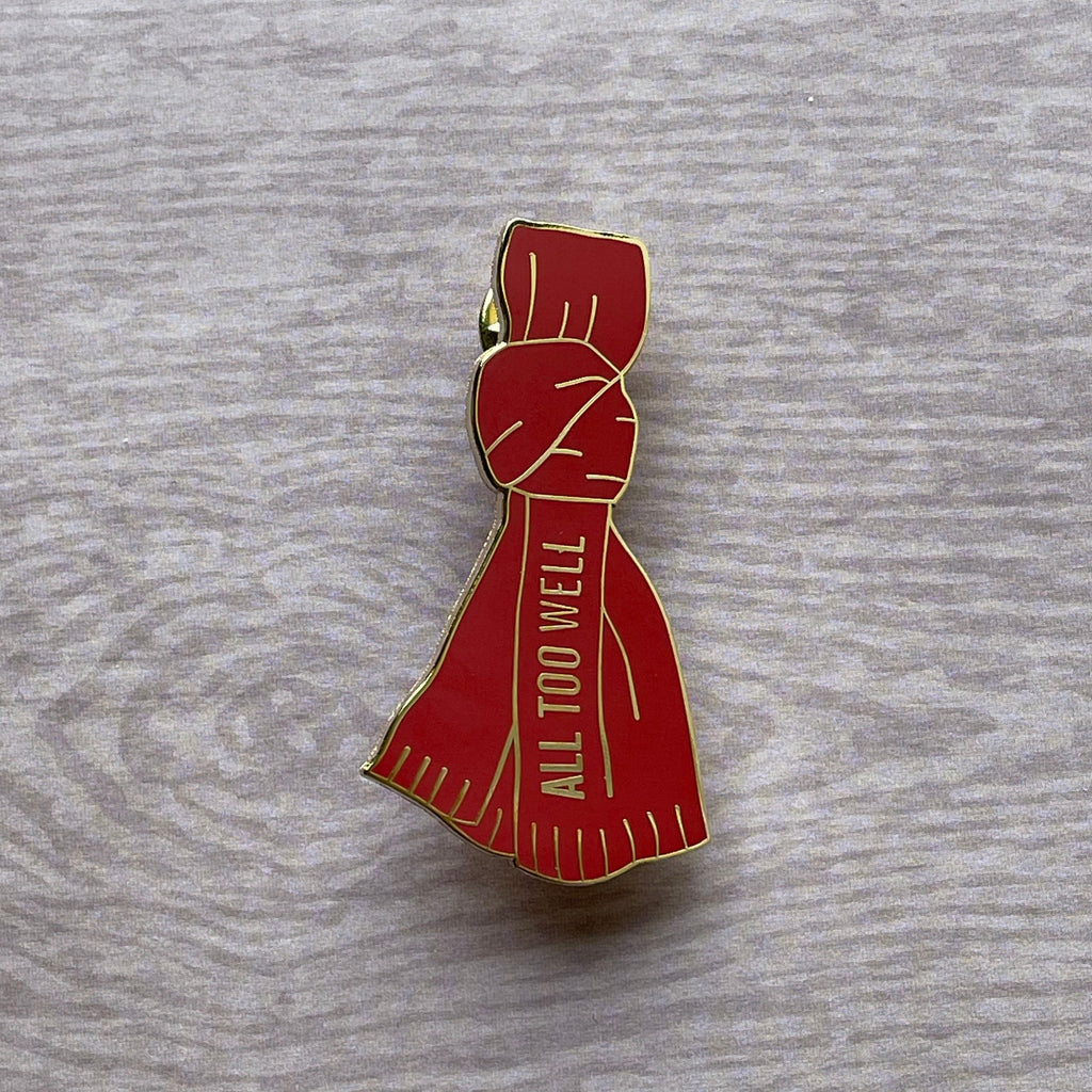 All Too Well Red Scarf Enamel Pin