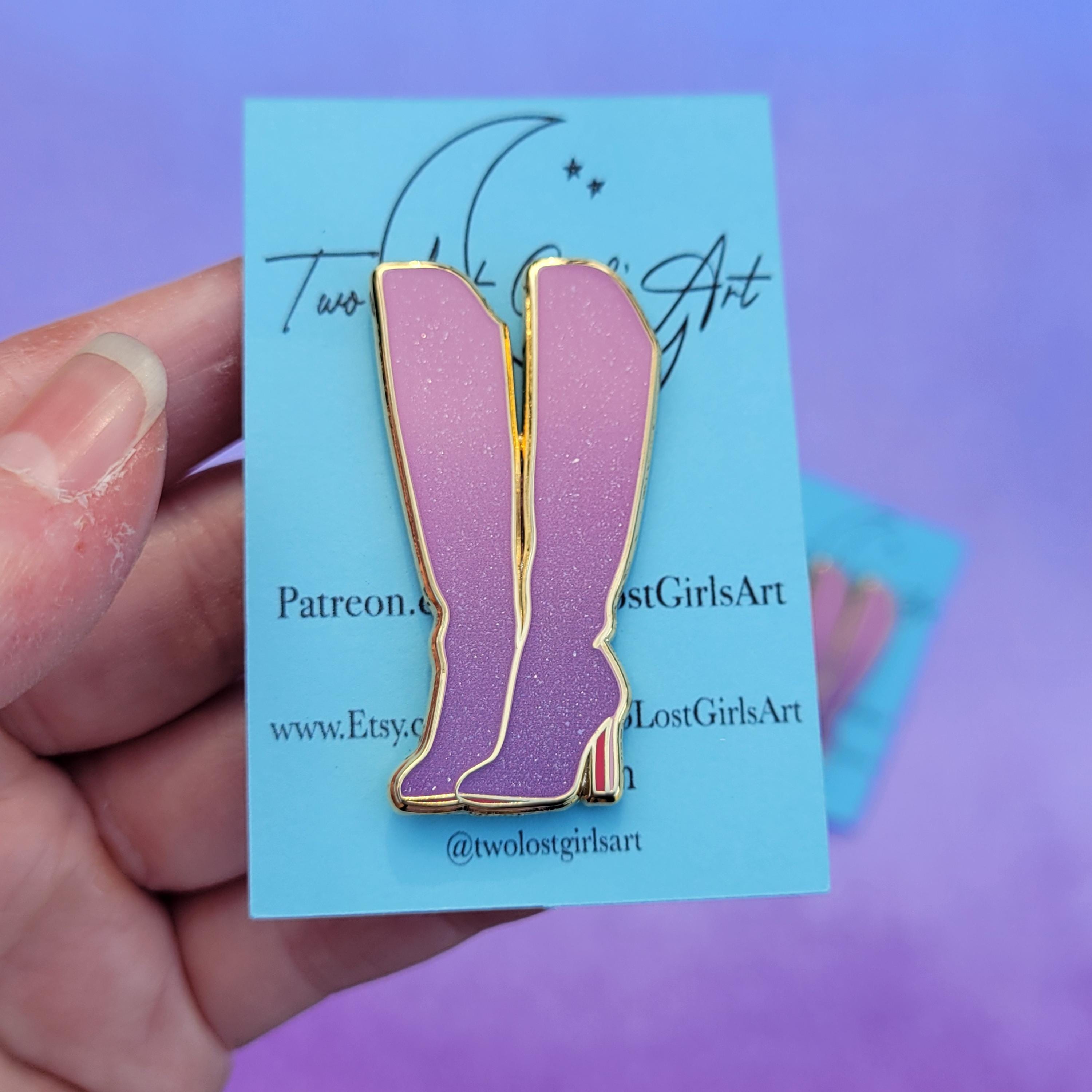 In Stilettos for Miles Lover Boots Pin Set