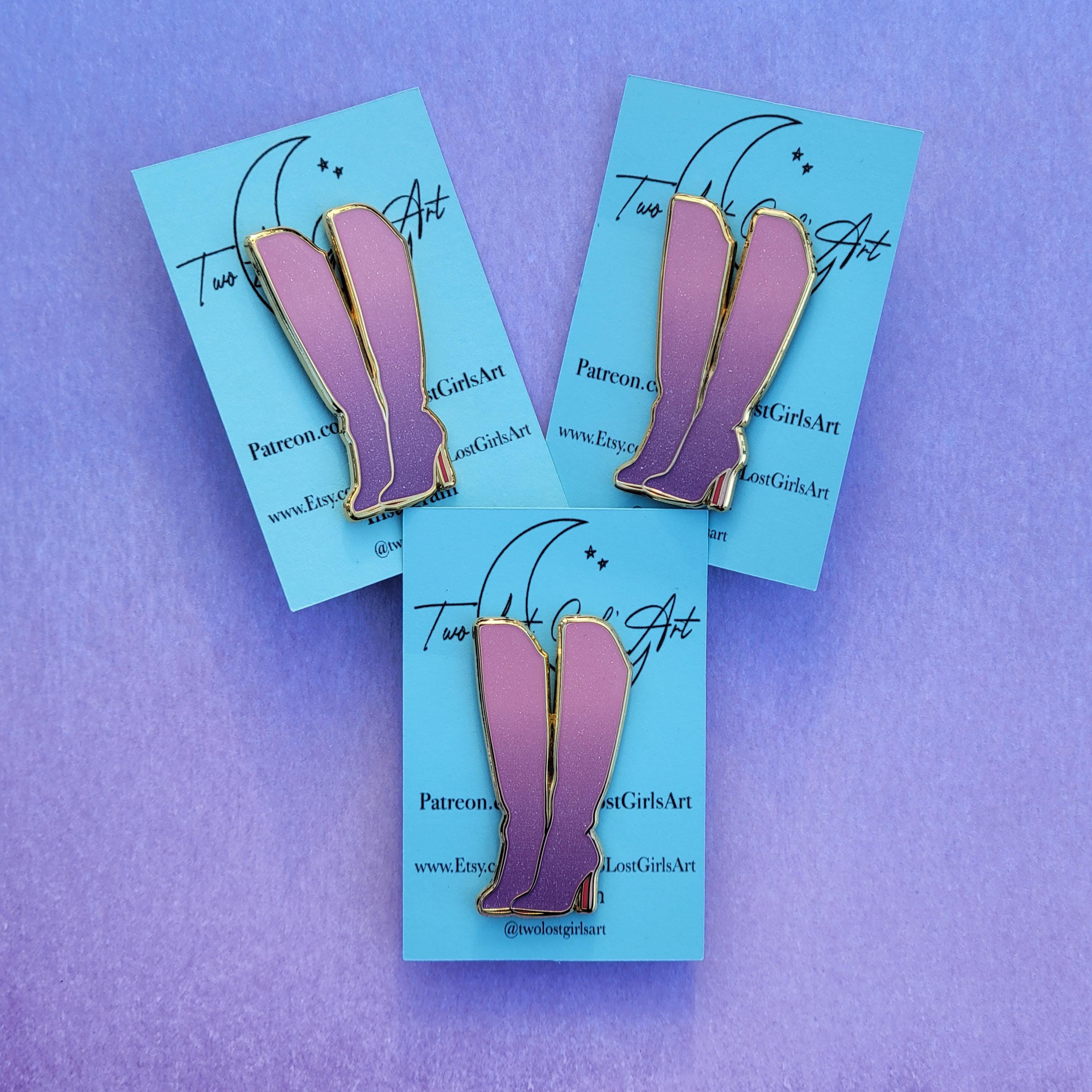 Purple Lover Boots Pin