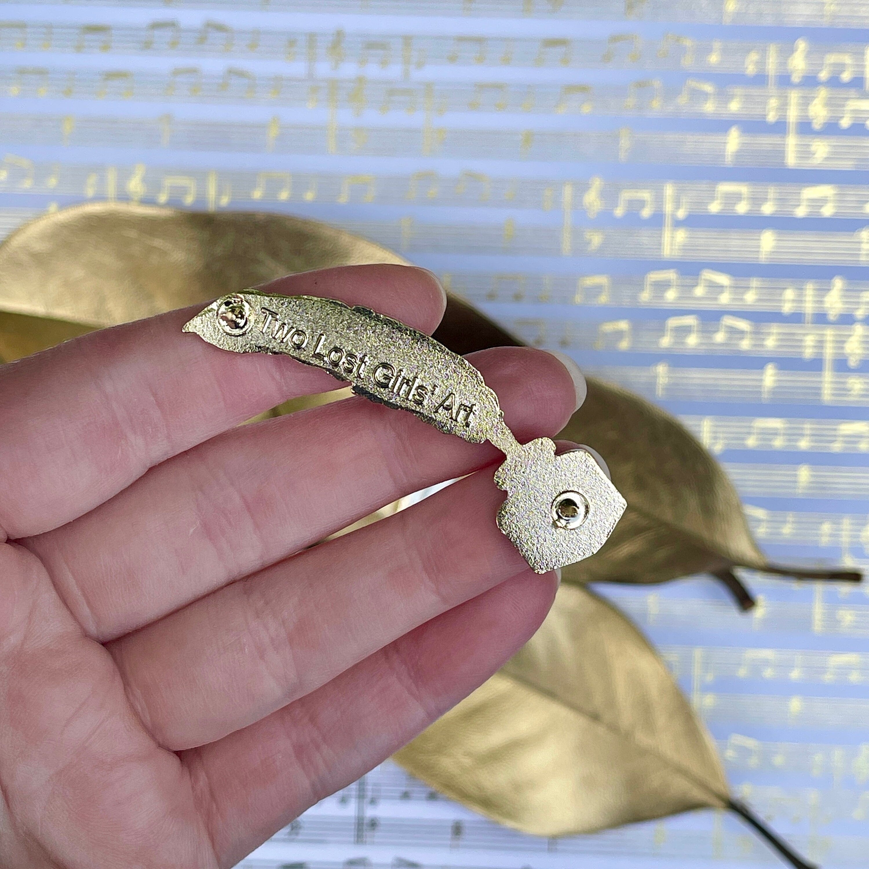 TTPD Feather Quill Pin