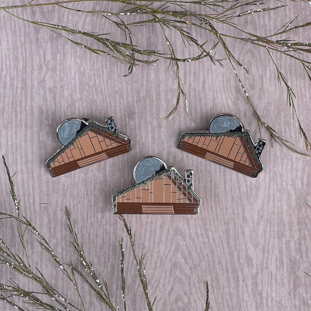 Folklore Cabin Enamel Pin