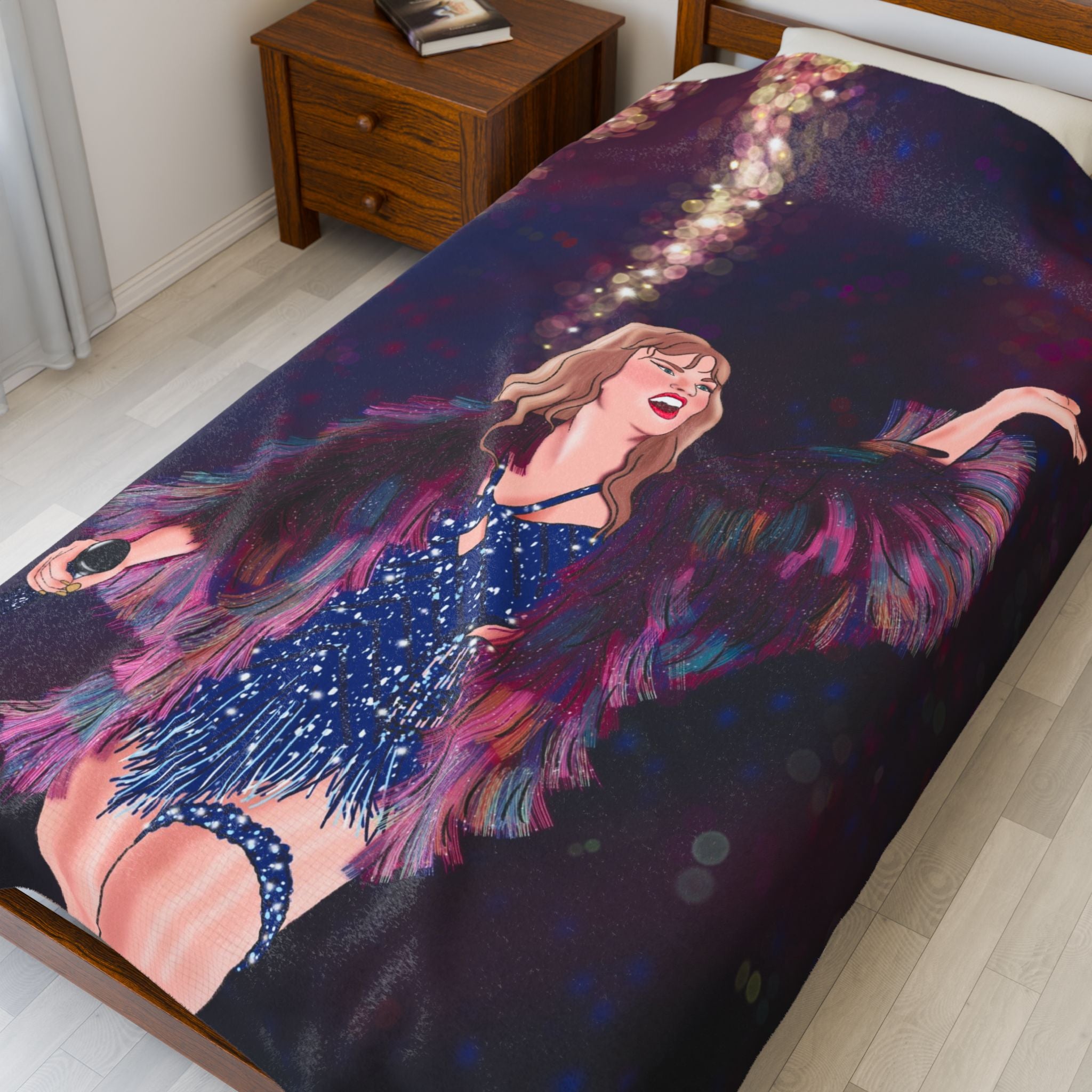 Karma Velveteen Plush Blanket