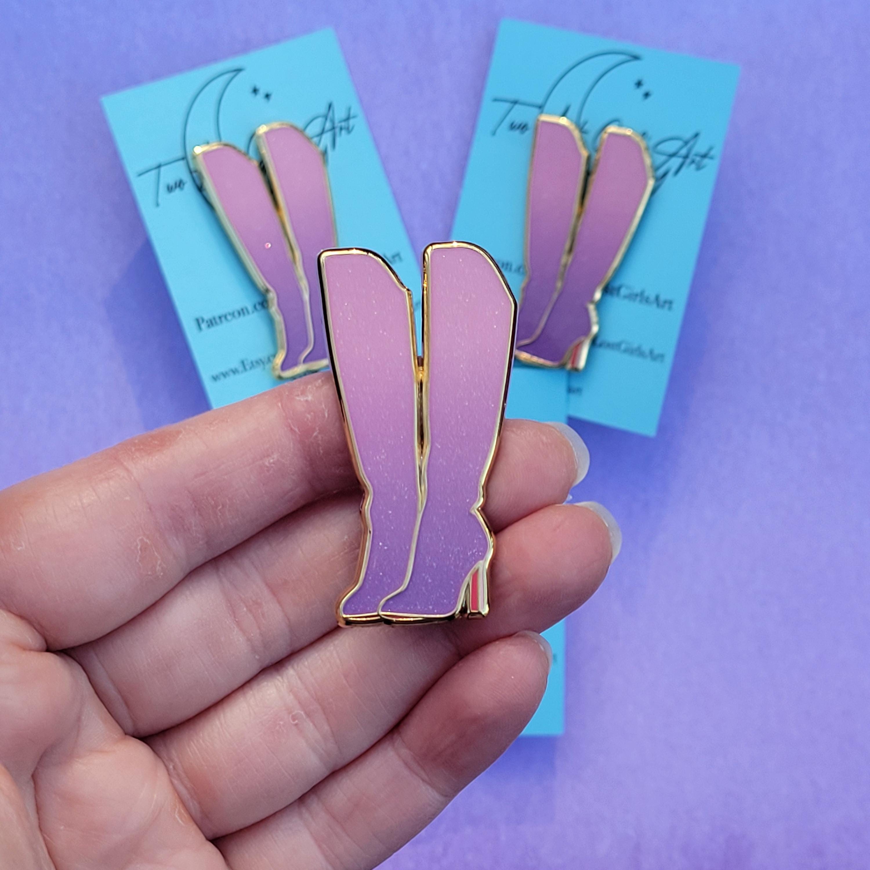 Purple Lover Boots Pin