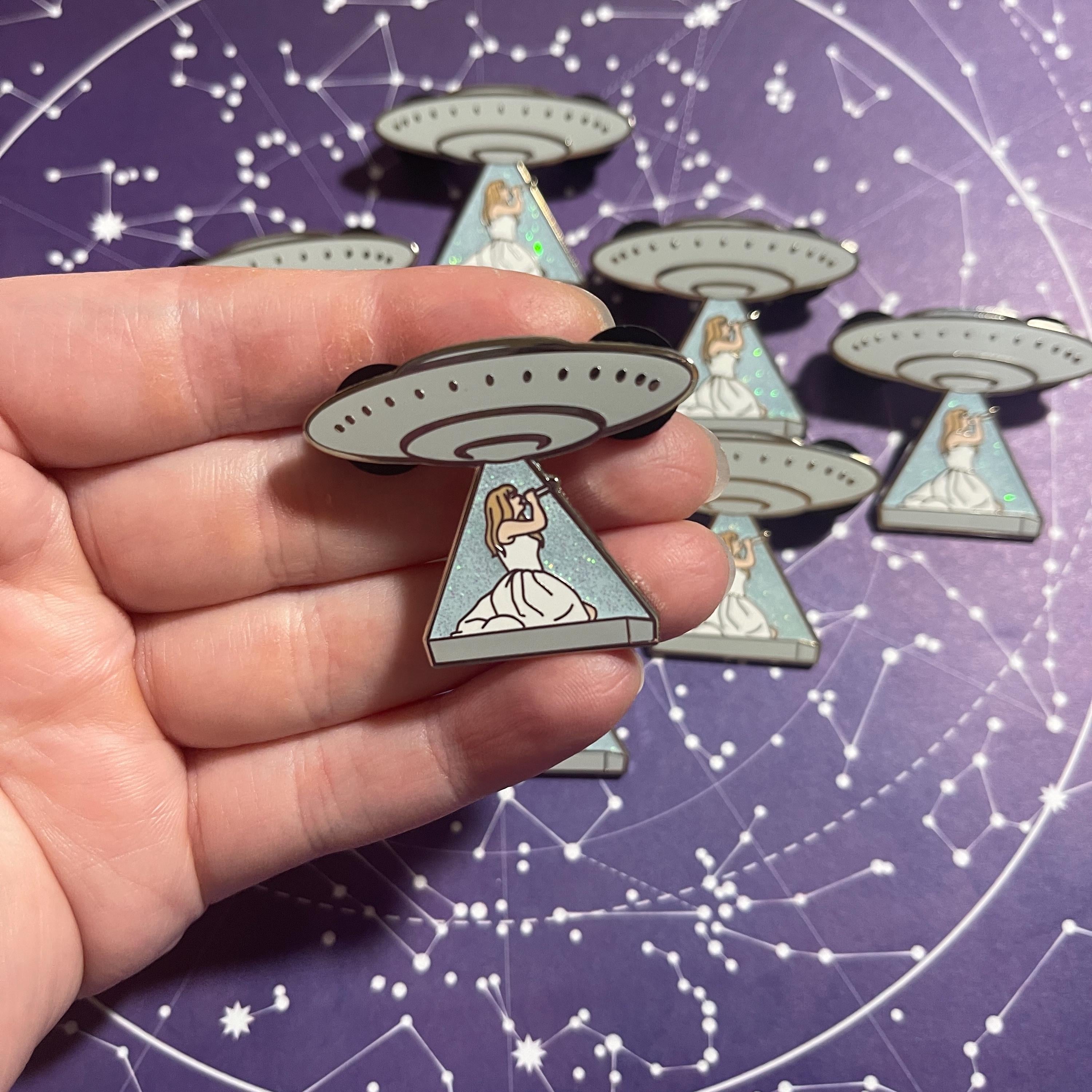 Down Bad Spaceship Hard Enamel Pin