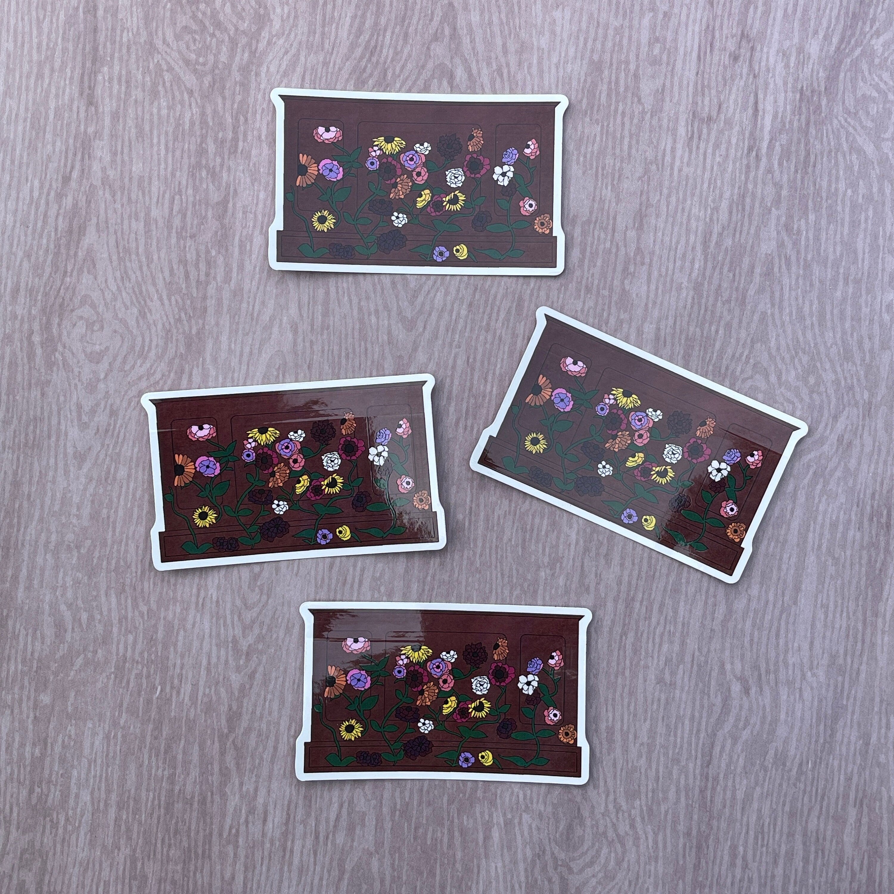 Floral Piano Surprise Song Sticker