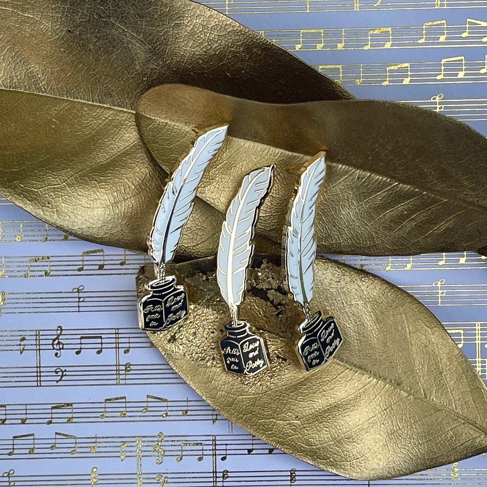 TTPD Feather Quill Pin