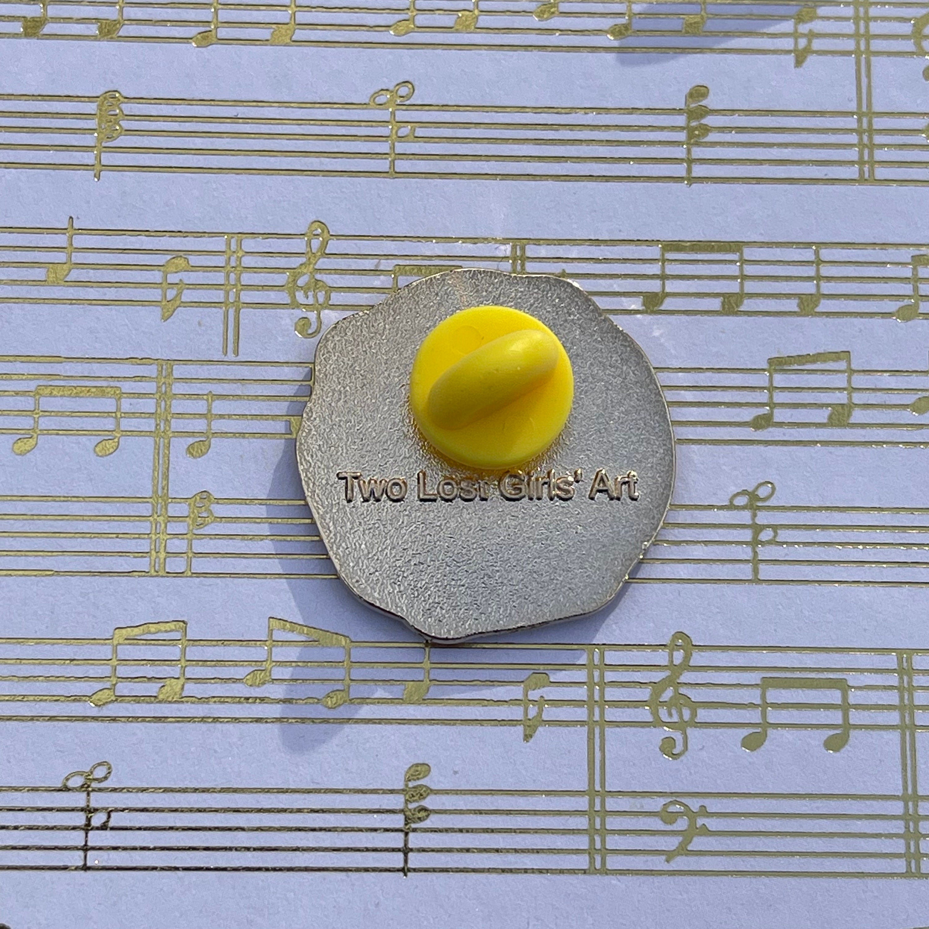 TTPD 3D wax seal enamel pin.