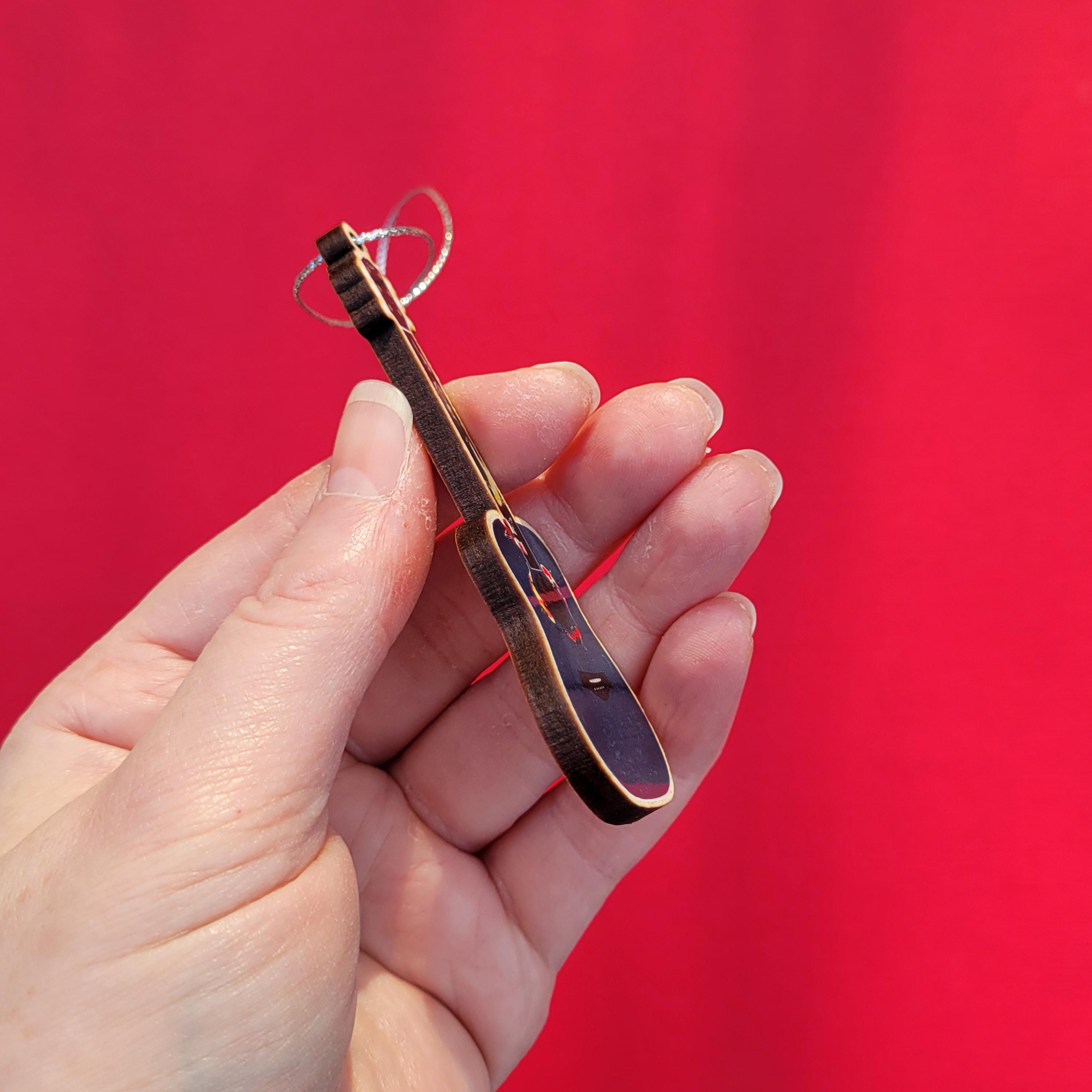 Koi Fish Guitar Christmas Ornament