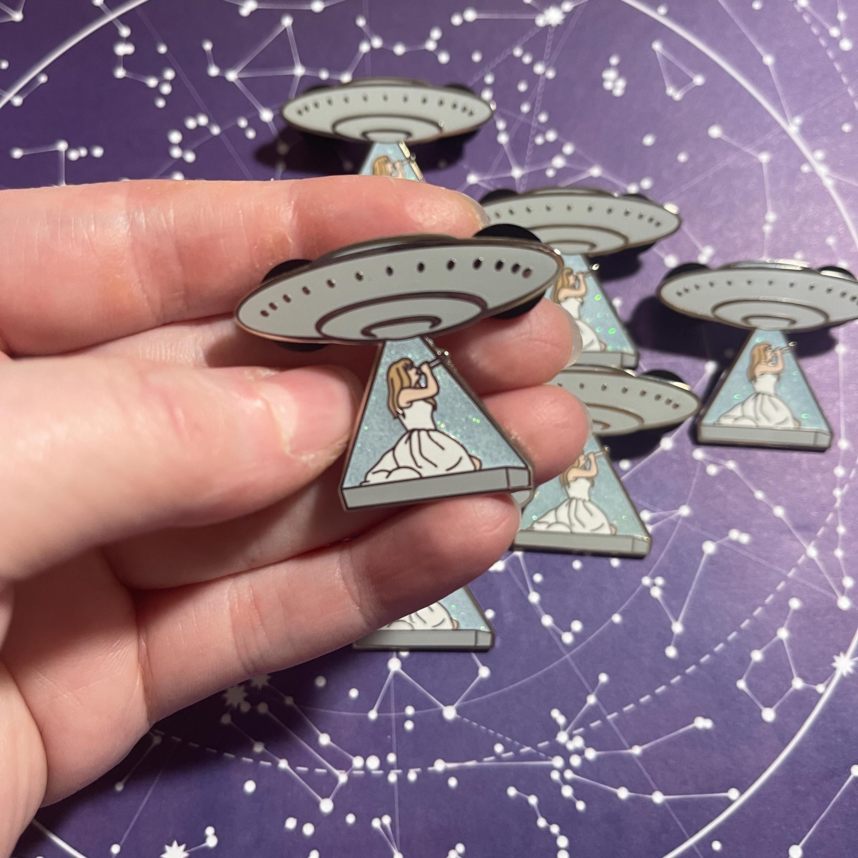 Down Bad Spaceship Hard Enamel Pin