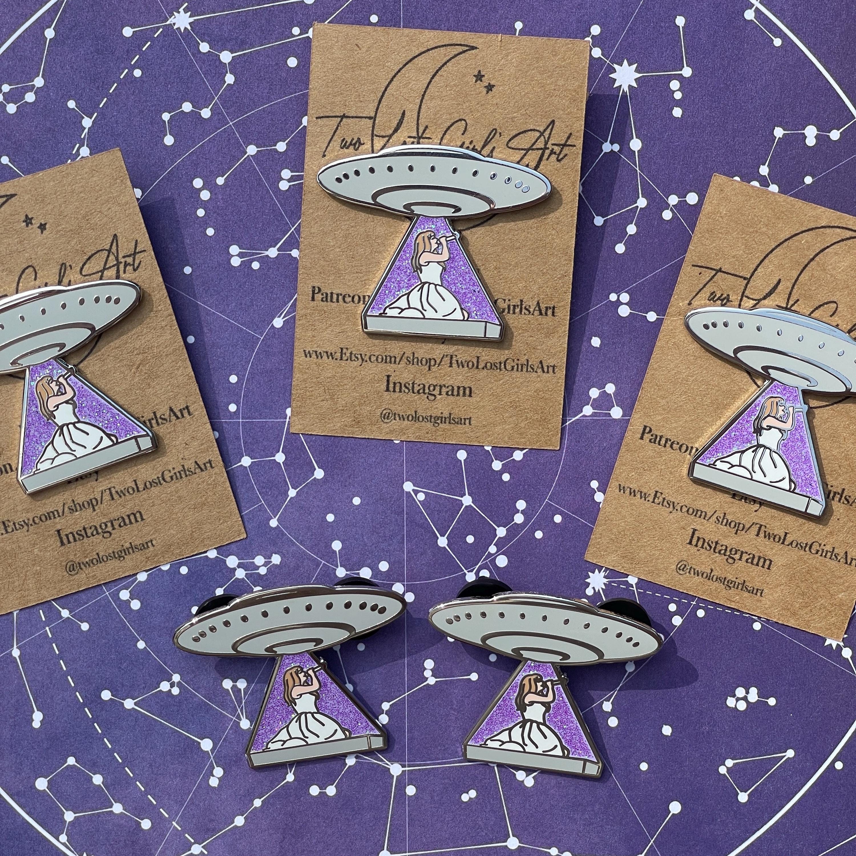 Down Bad Spaceship Hard Enamel Pin