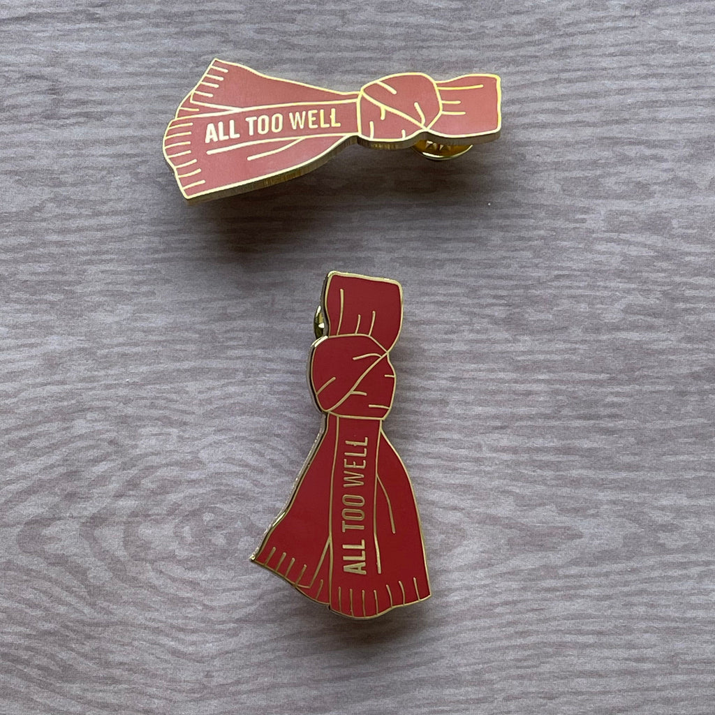 All Too Well Red Scarf Enamel Pin
