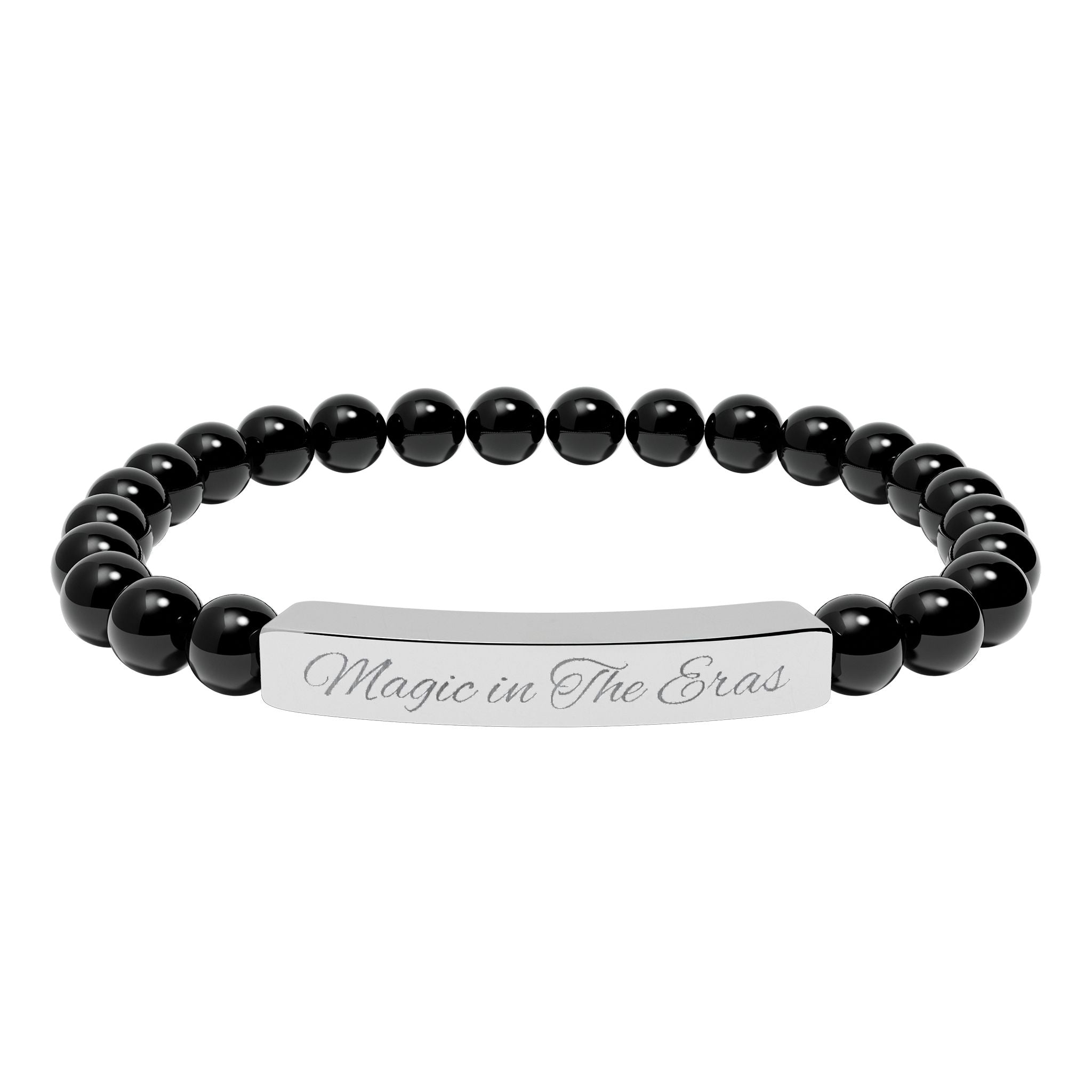 Relive the Magic Eras Friendship Bracelet Natural Stone Stretch Bar Bracelet