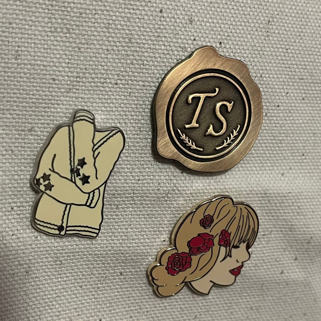 Red Hard Enamel Pin
