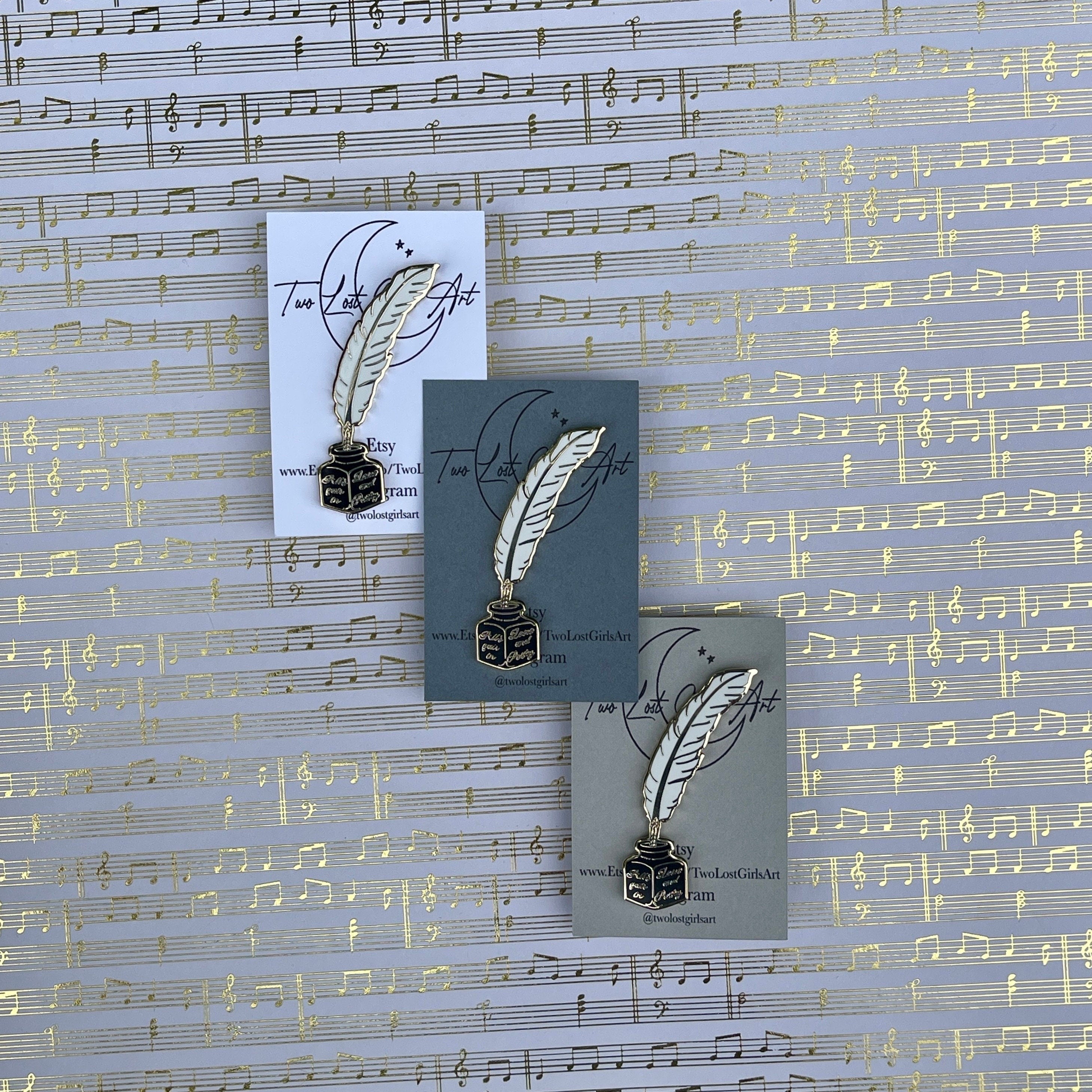 TTPD Feather Quill Pin
