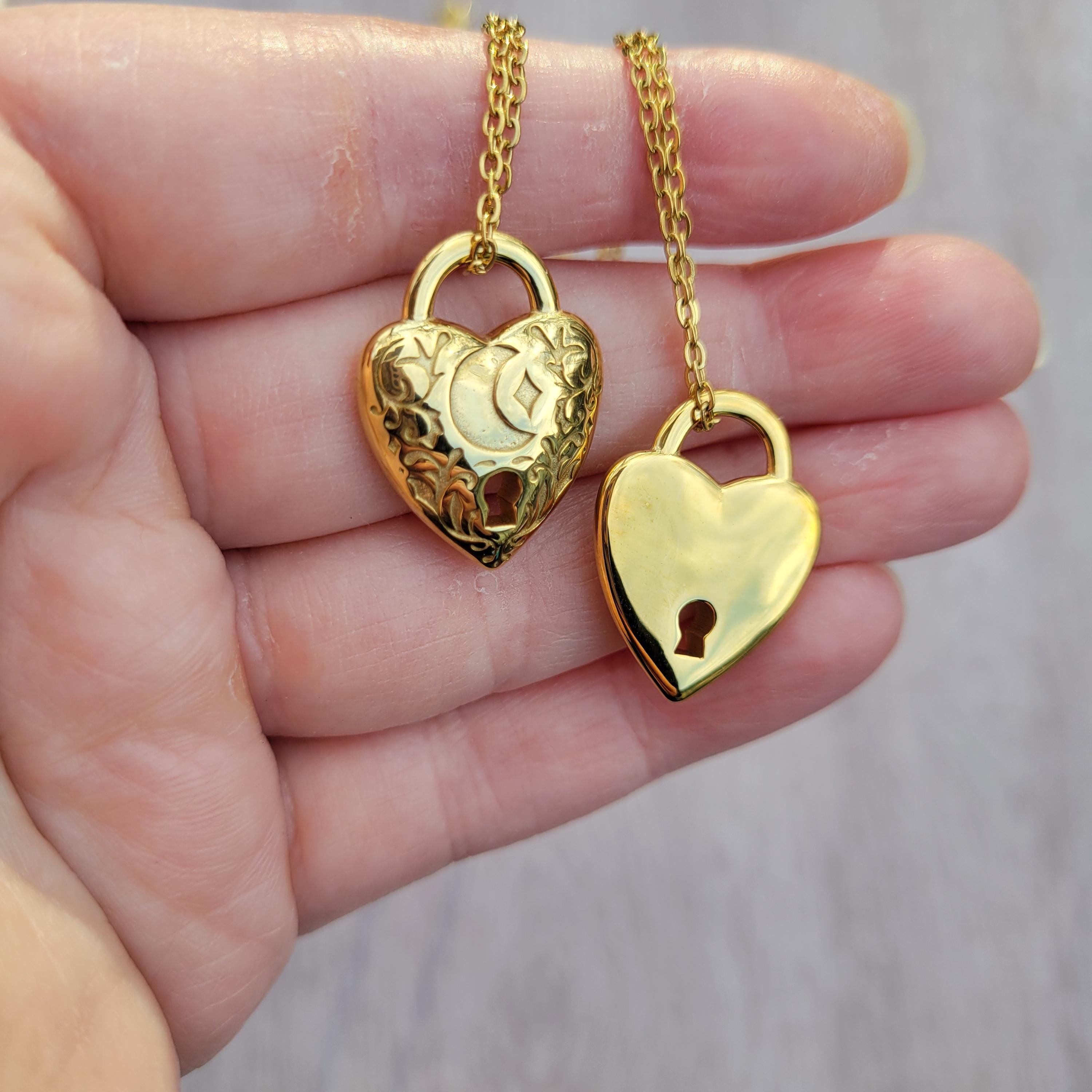 Secret Gardens Padlock Necklace