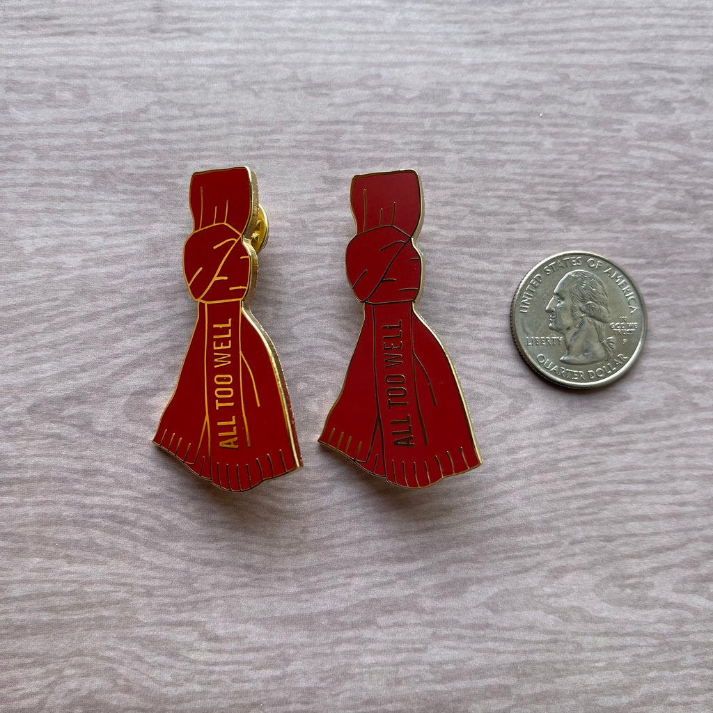 All Too Well Red Scarf Enamel Pin
