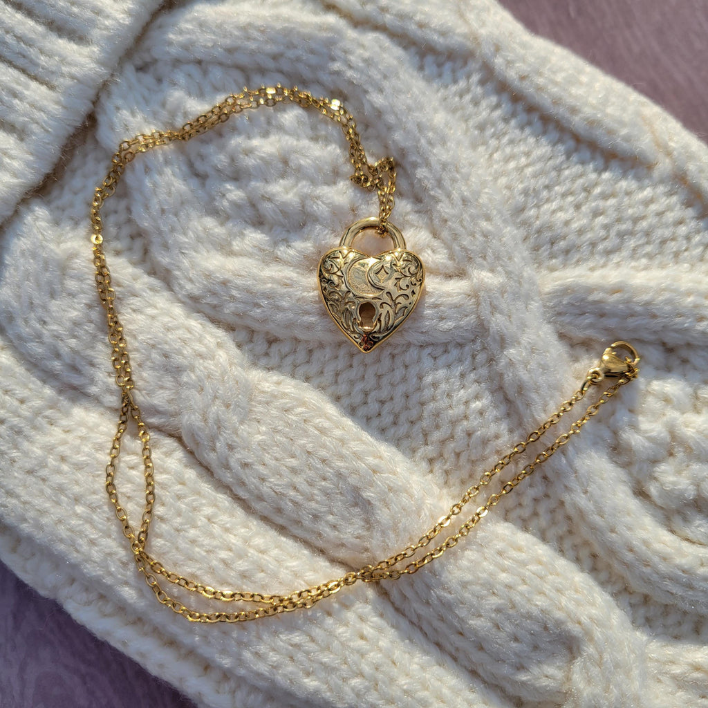 Secret Gardens Padlock Necklace