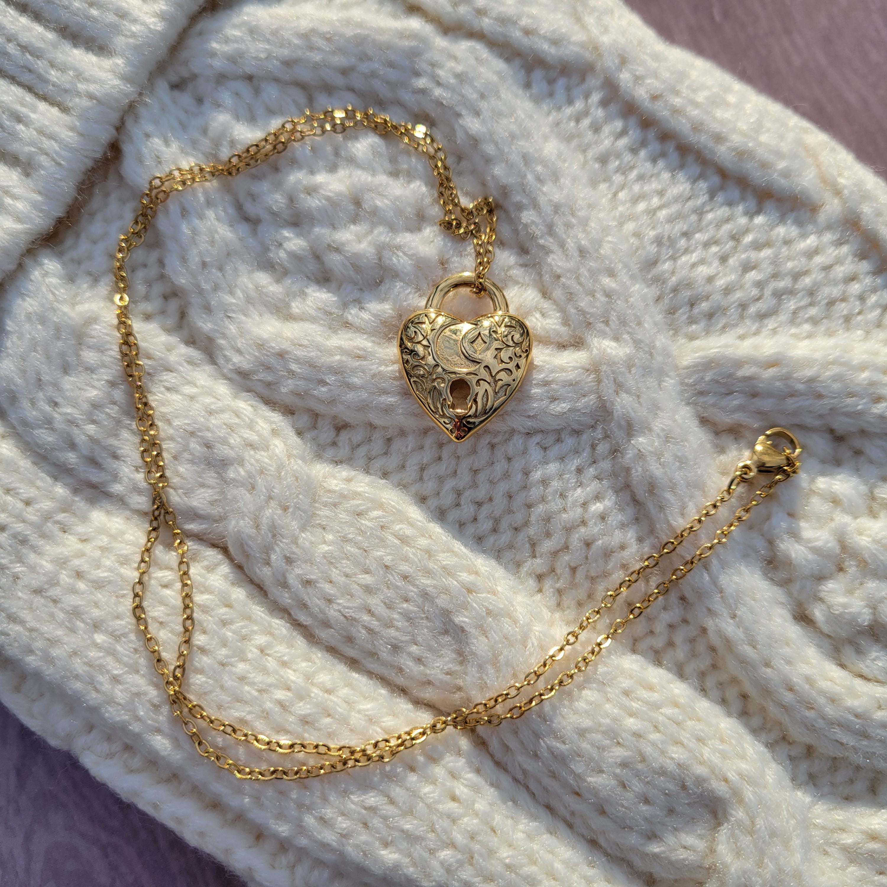 Secret Gardens Padlock Necklace