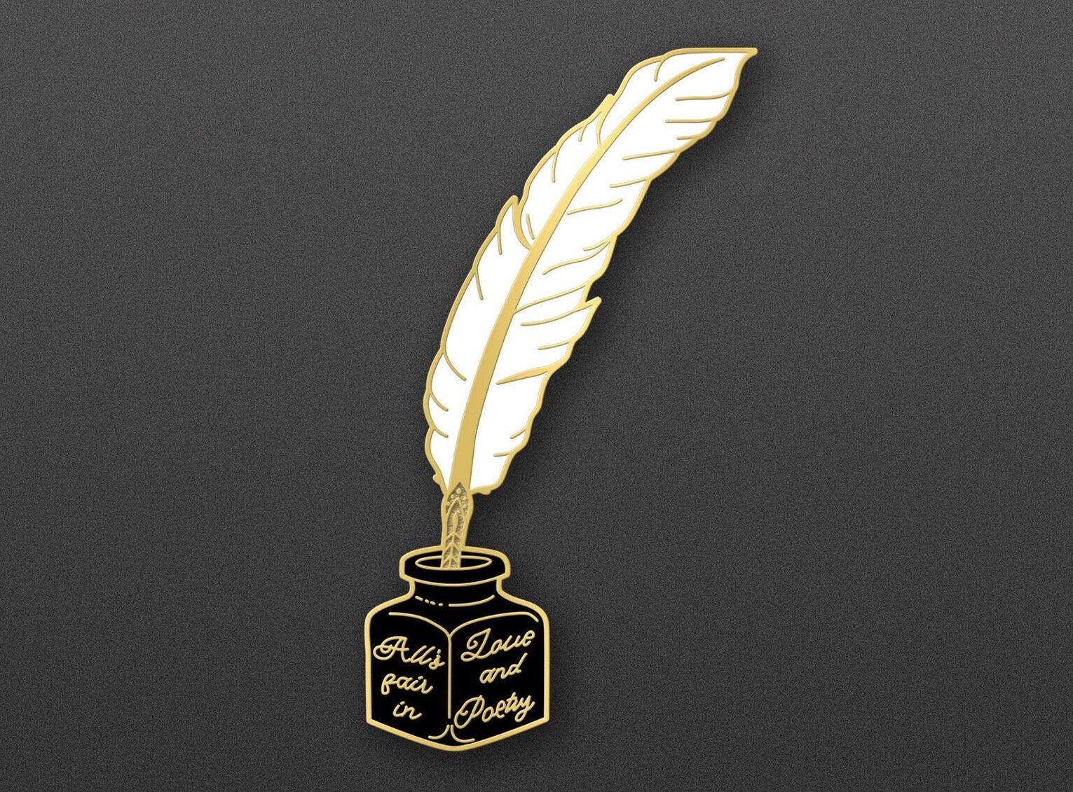 TTPD Feather Quill Pin