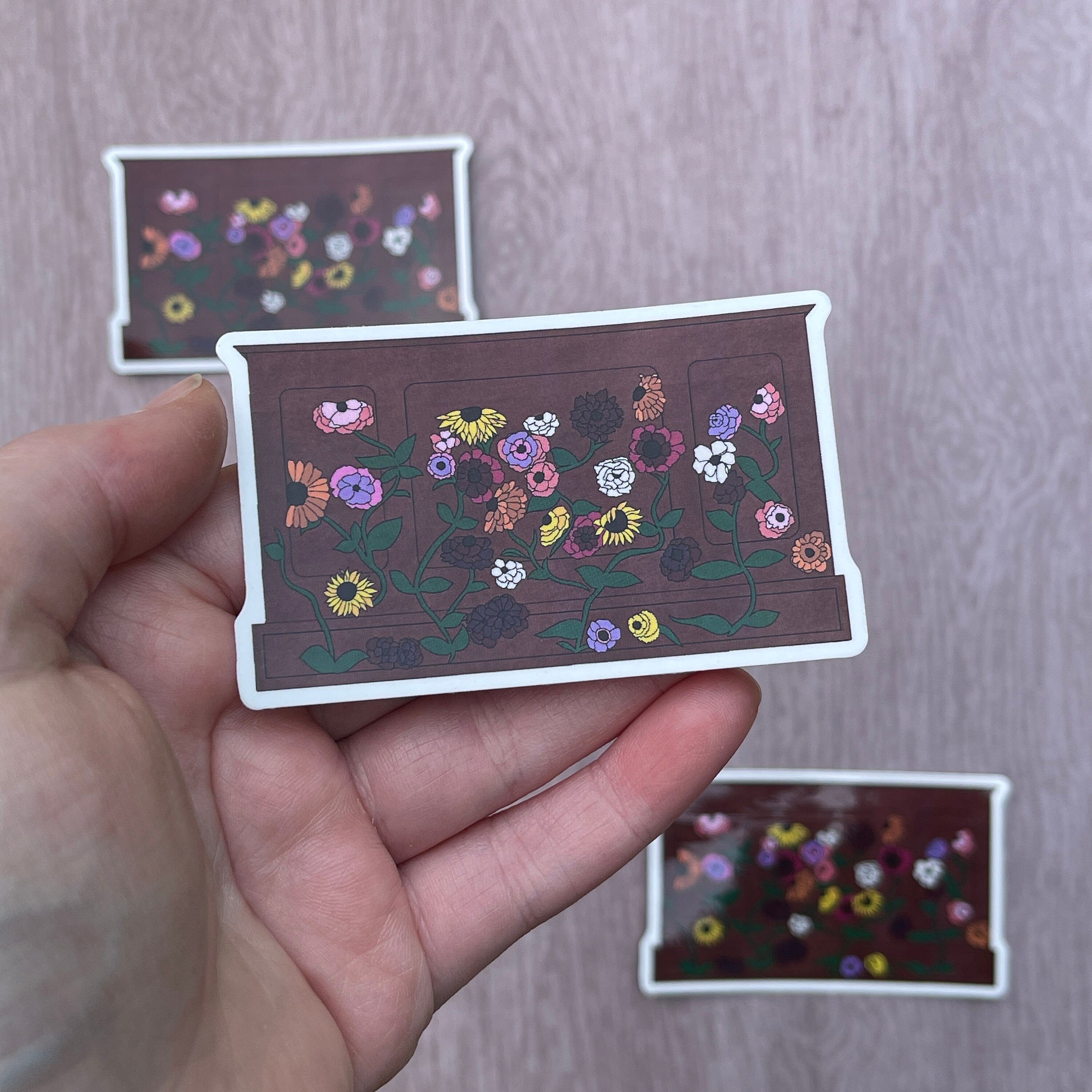Floral Piano Surprise Song Sticker