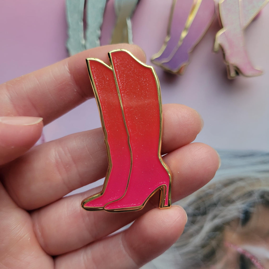 In Stilettos for Miles Lover Boots Pin Set