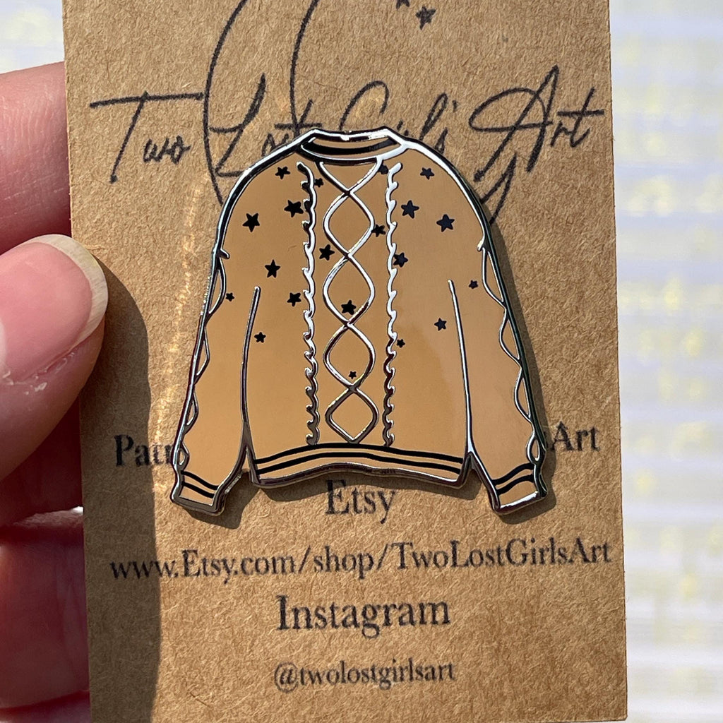 Fearless Cardigan Pin