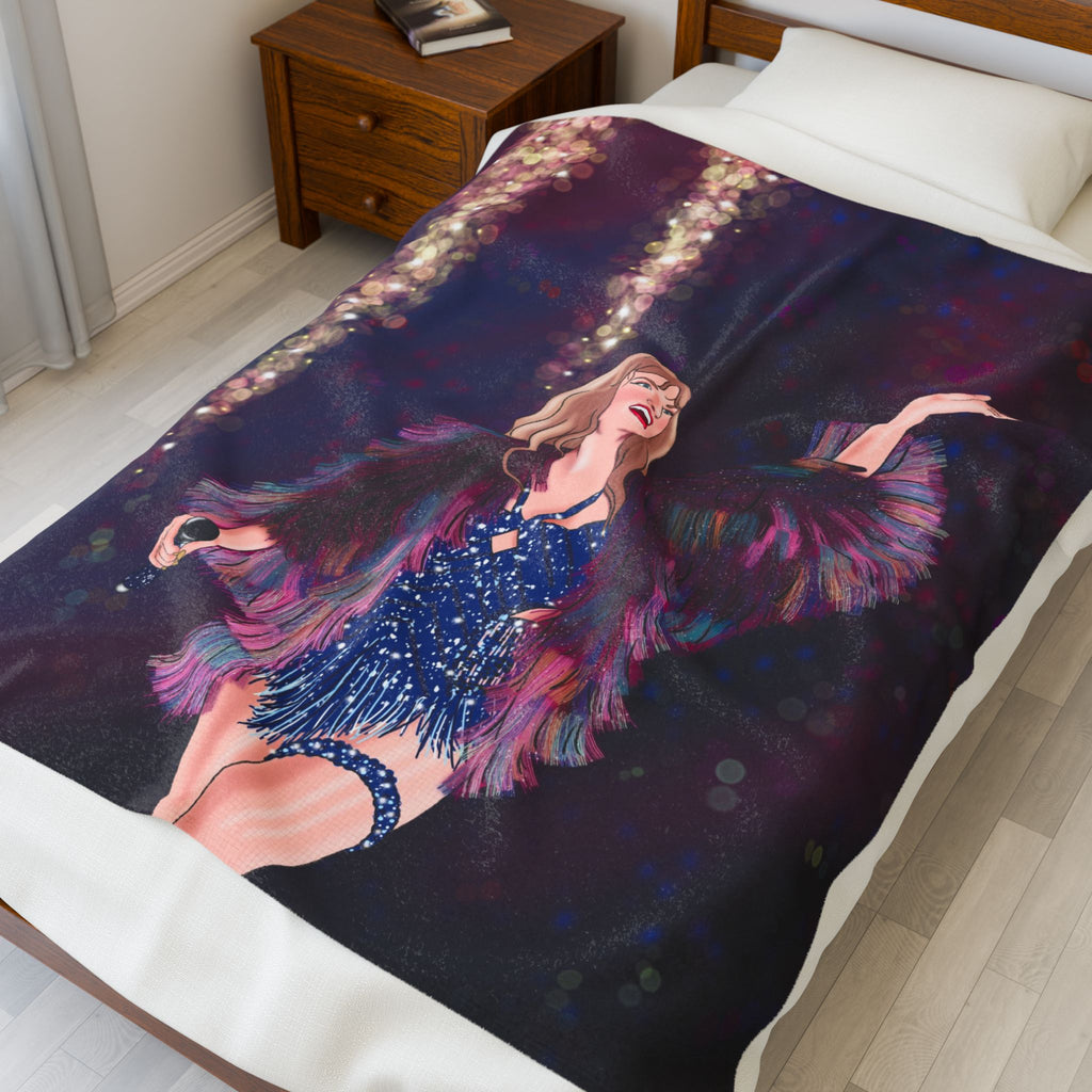 Karma Velveteen Plush Blanket