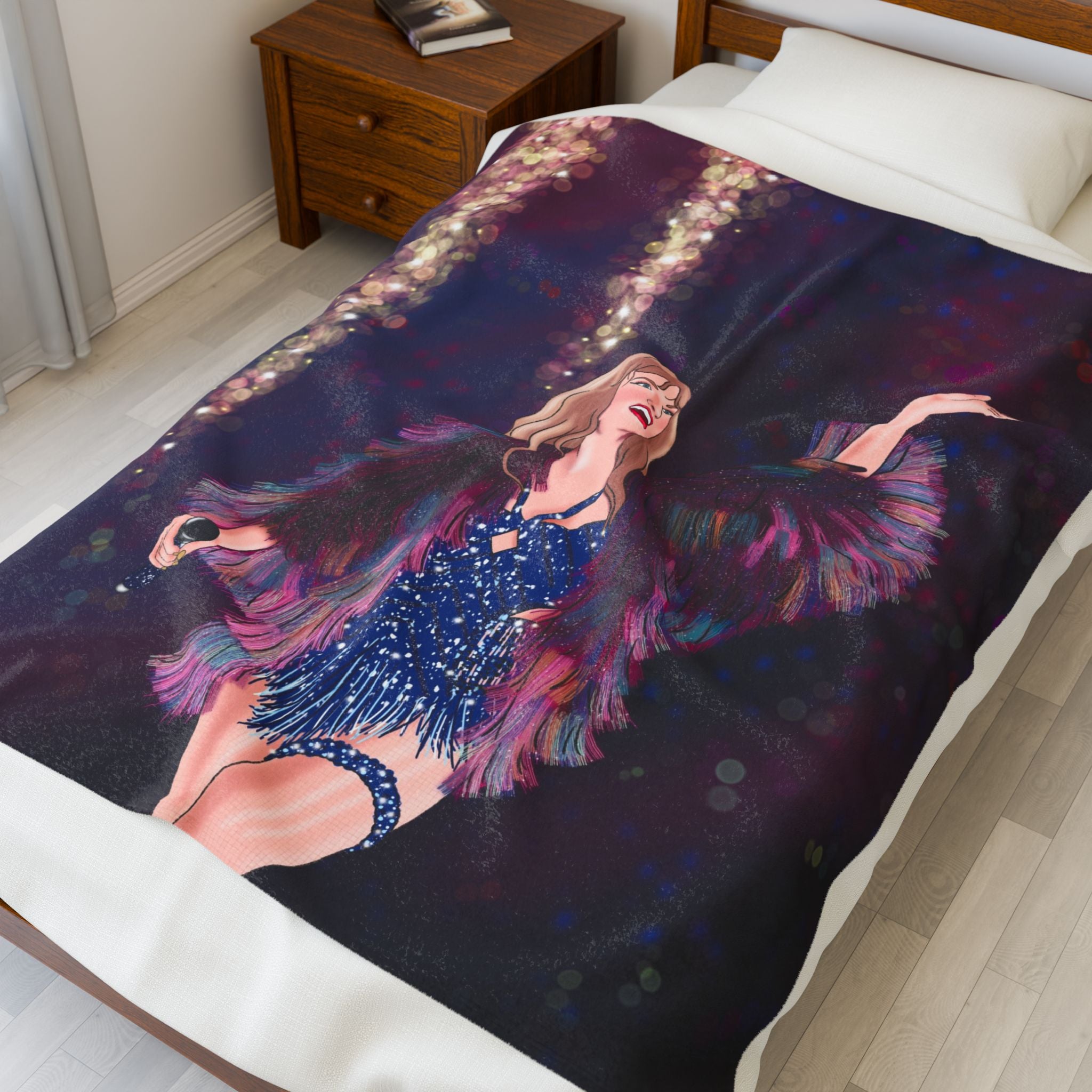 Karma Velveteen Plush Blanket