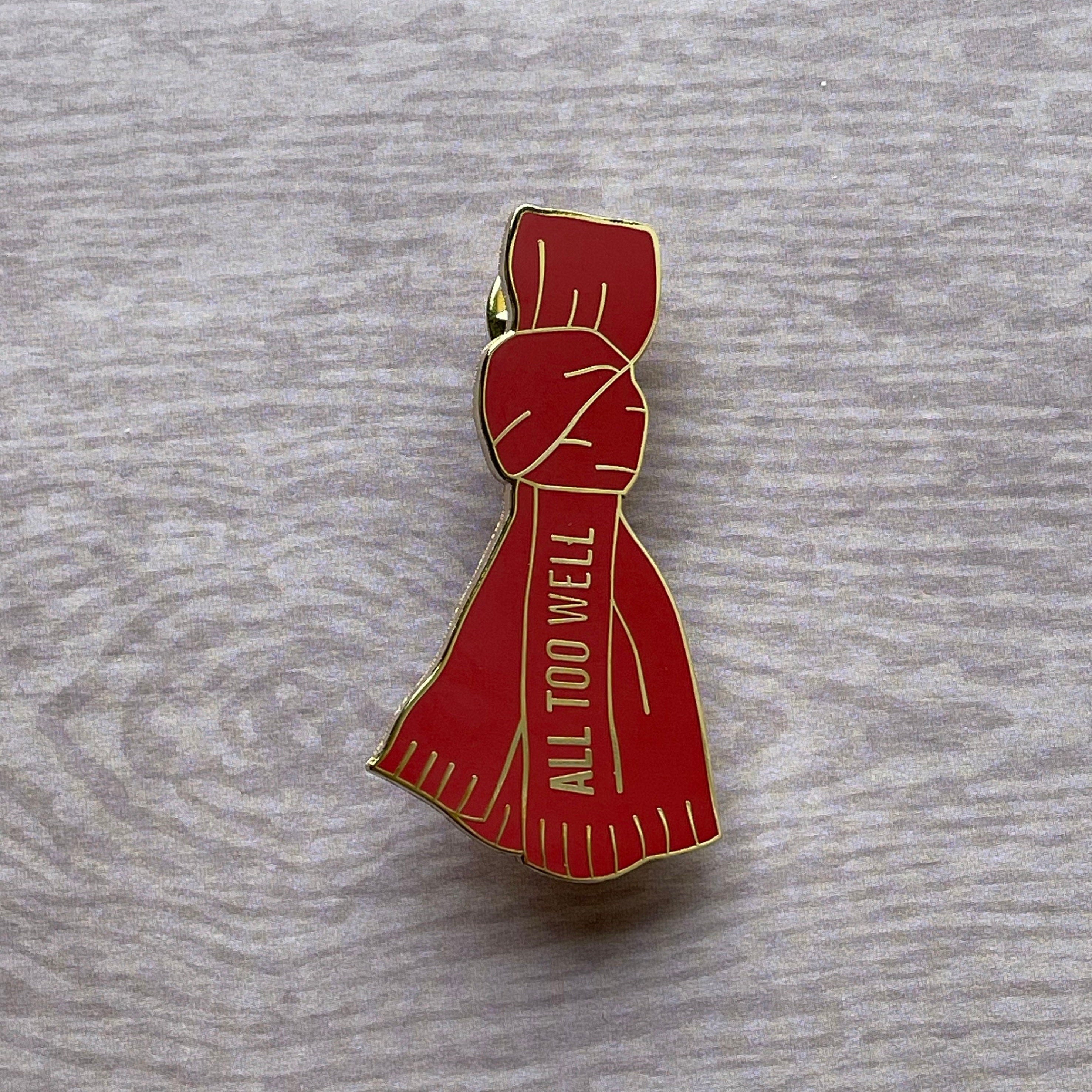 Red Hard Enamel Pin