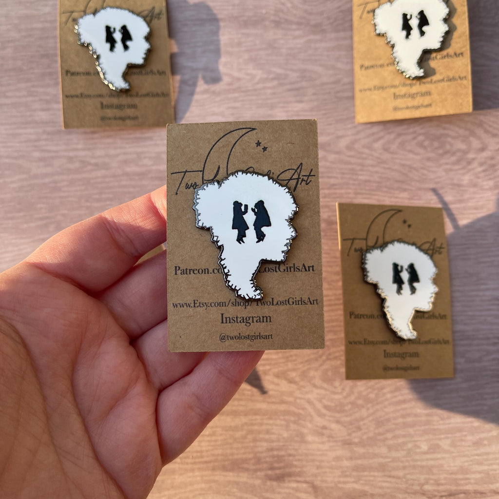 It's ruining my life enamel pin