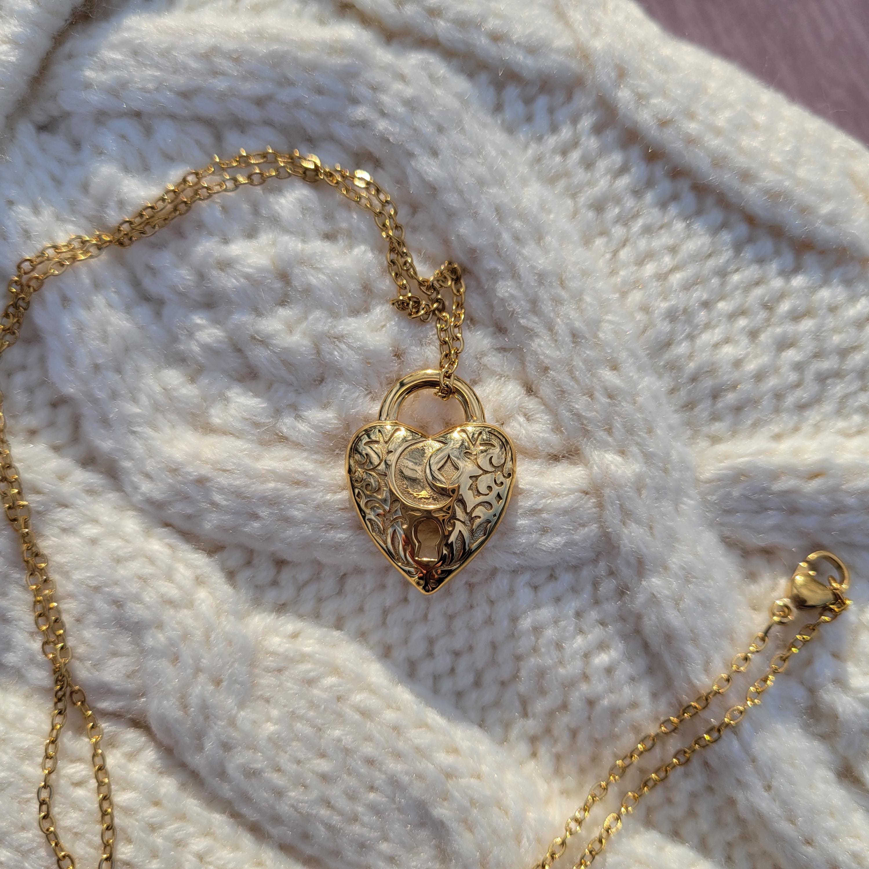 Secret Gardens Padlock Necklace