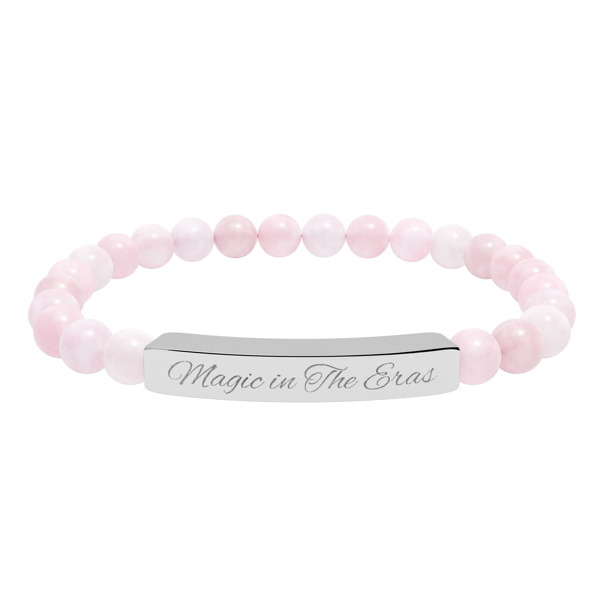 Relive the Magic Eras Friendship Bracelet Natural Stone Stretch Bar Bracelet