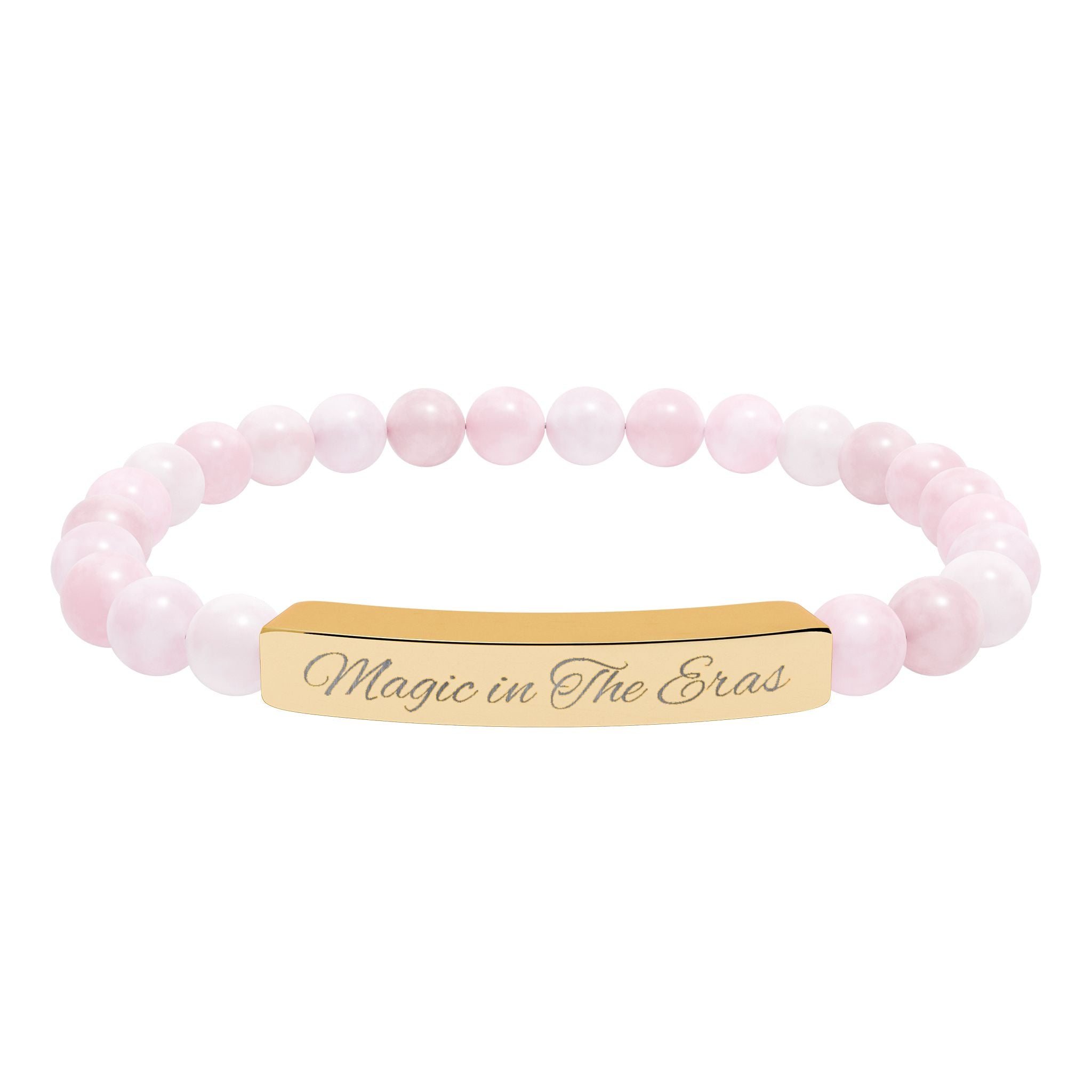 Relive the Magic Eras Friendship Bracelet Natural Stone Stretch Bar Bracelet